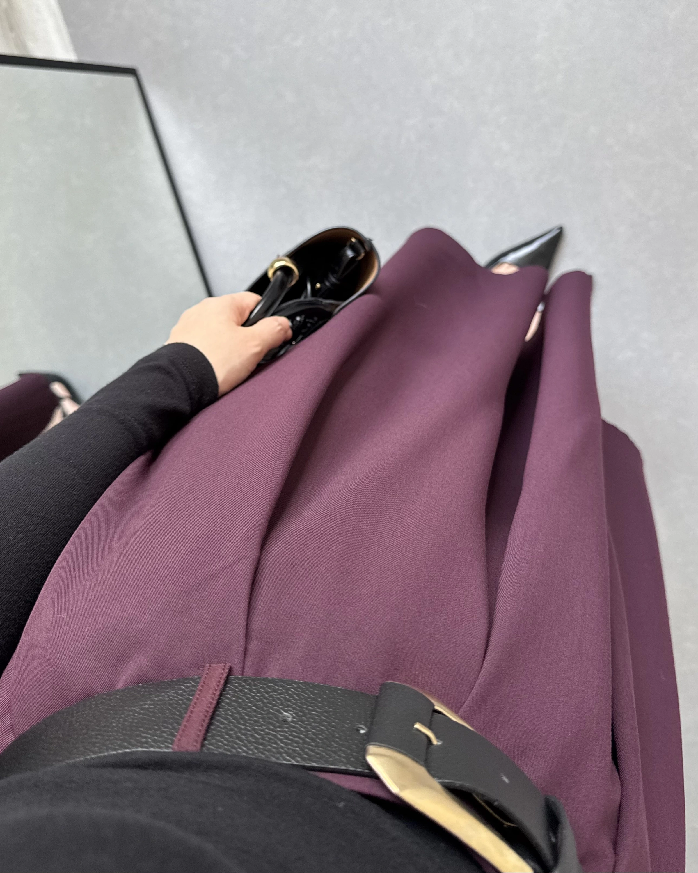 MÜRDÜM KEMERLİ POLİVİSKON ETEK