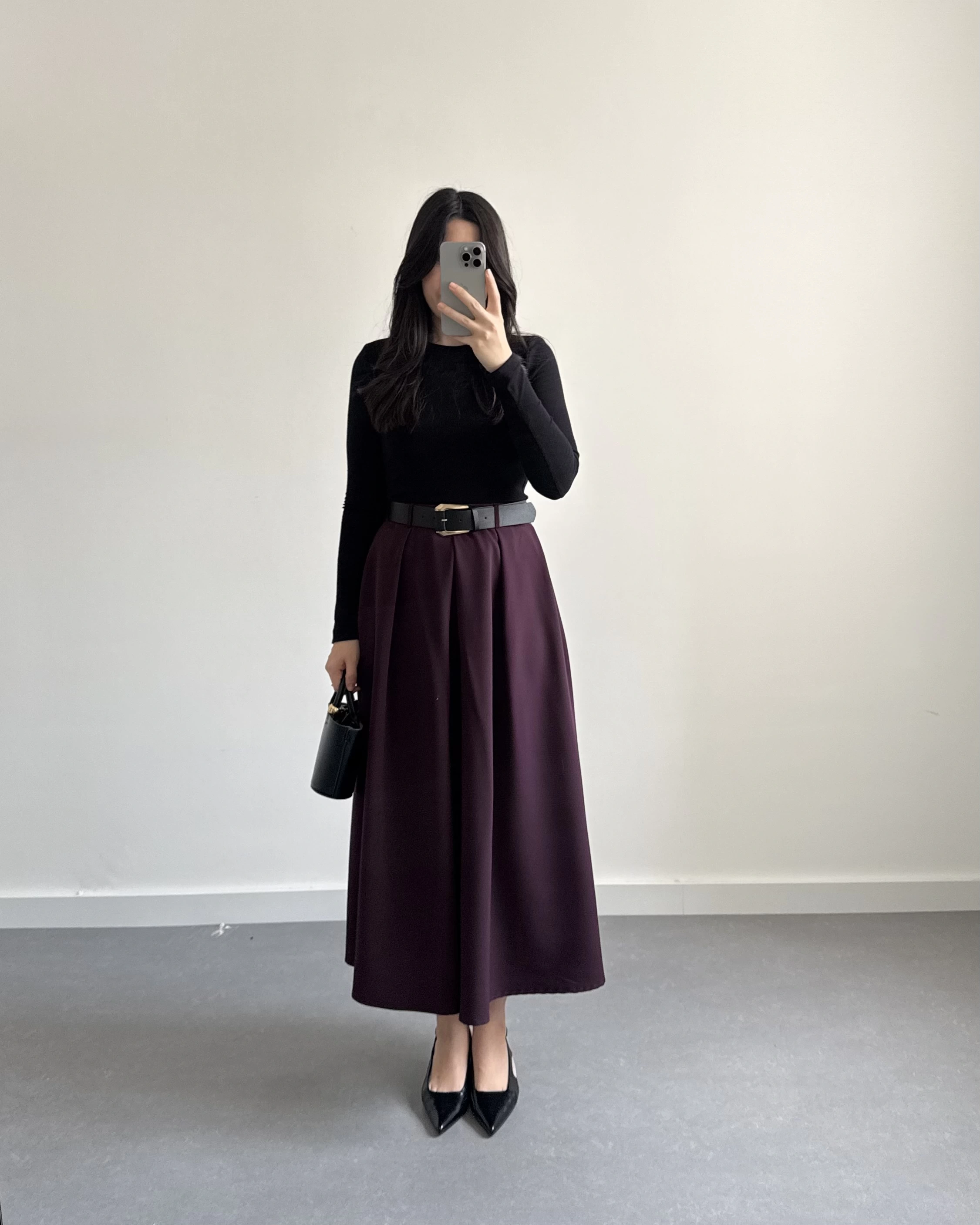 MÜRDÜM KEMERLİ POLİVİSKON ETEK