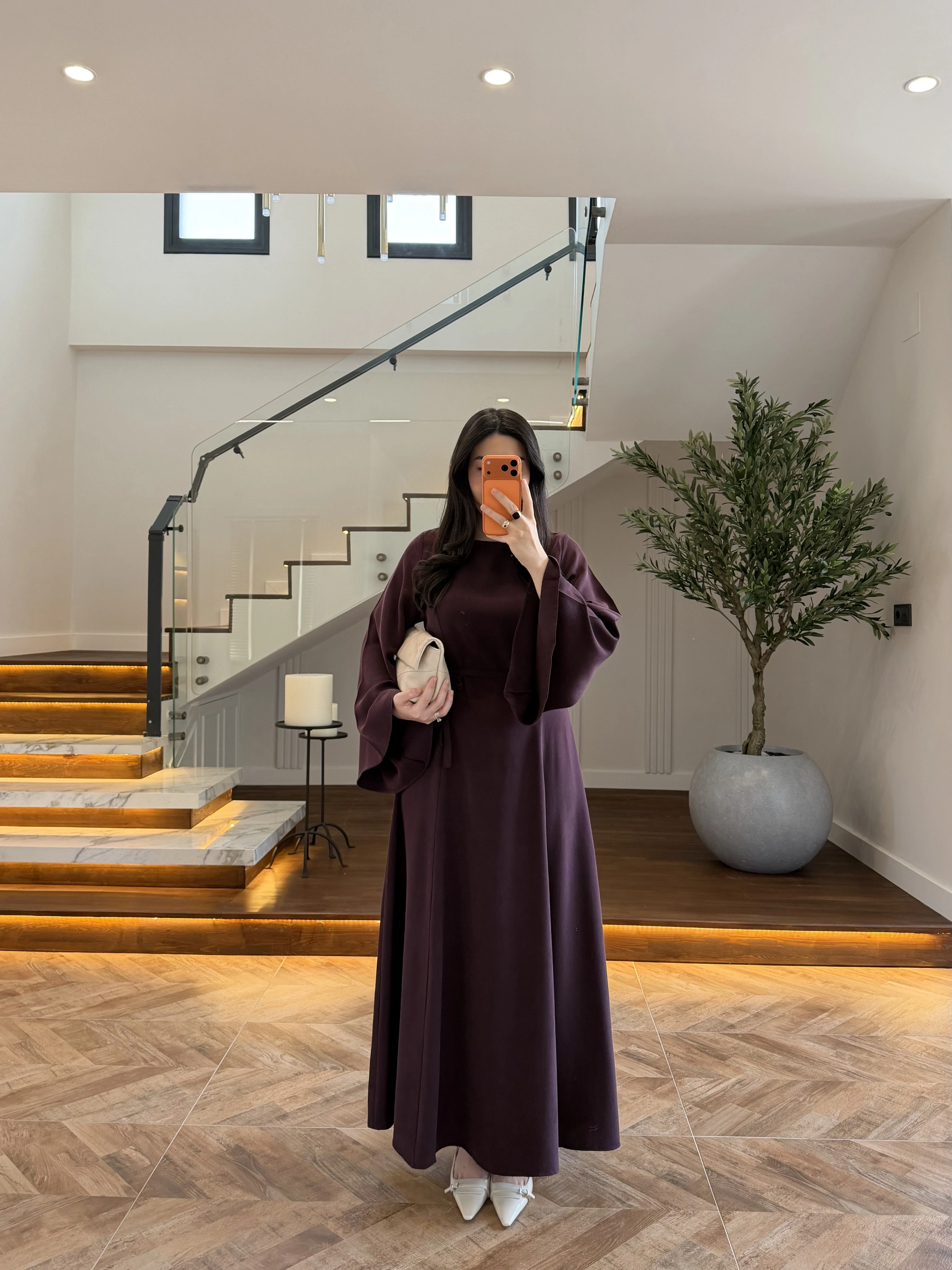 MÜRDÜM KULPLU BAĞCIKLI ELBİSE-2417