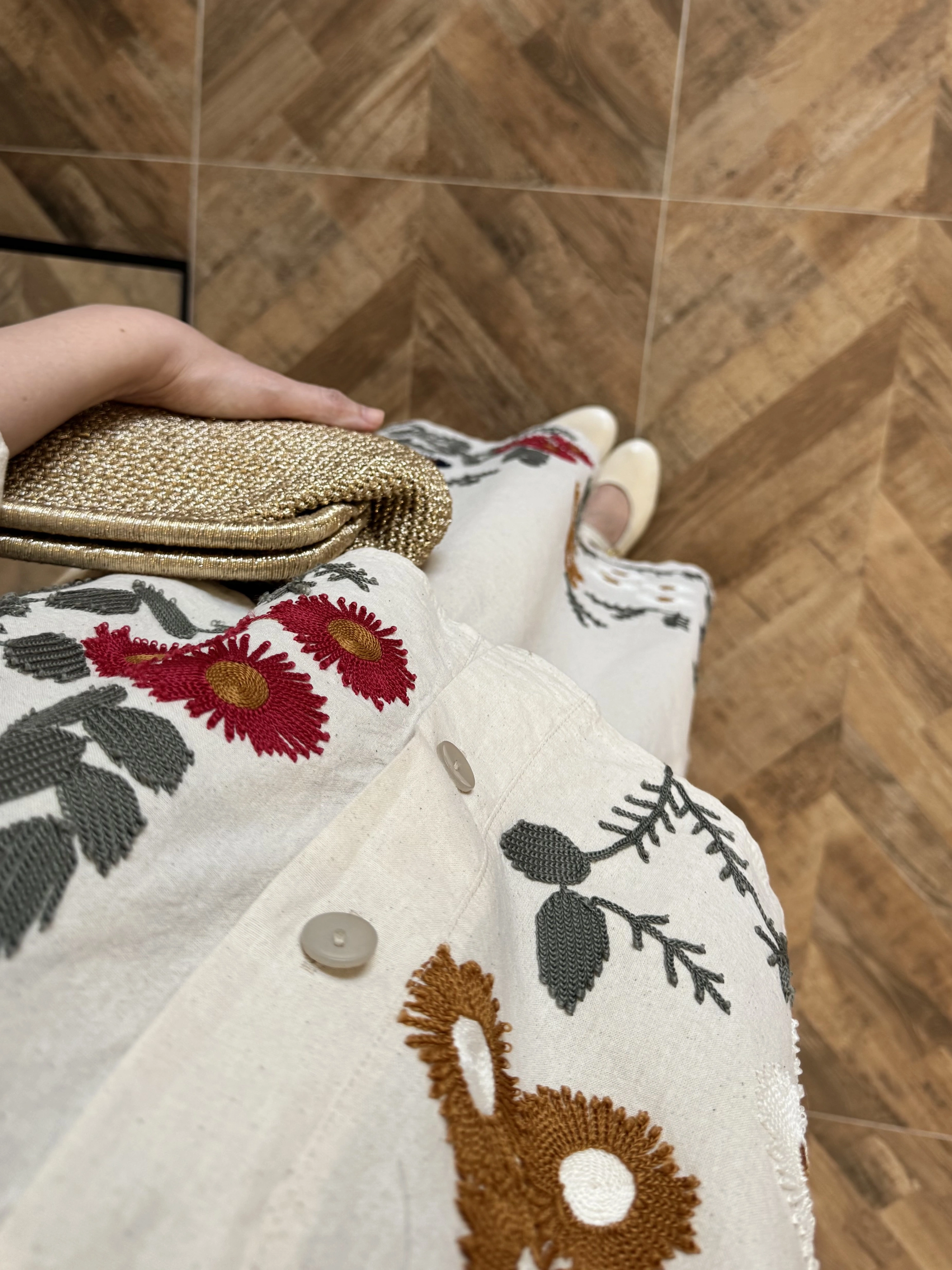 NATURAL NAKIŞ ETEK TAKIM -2431