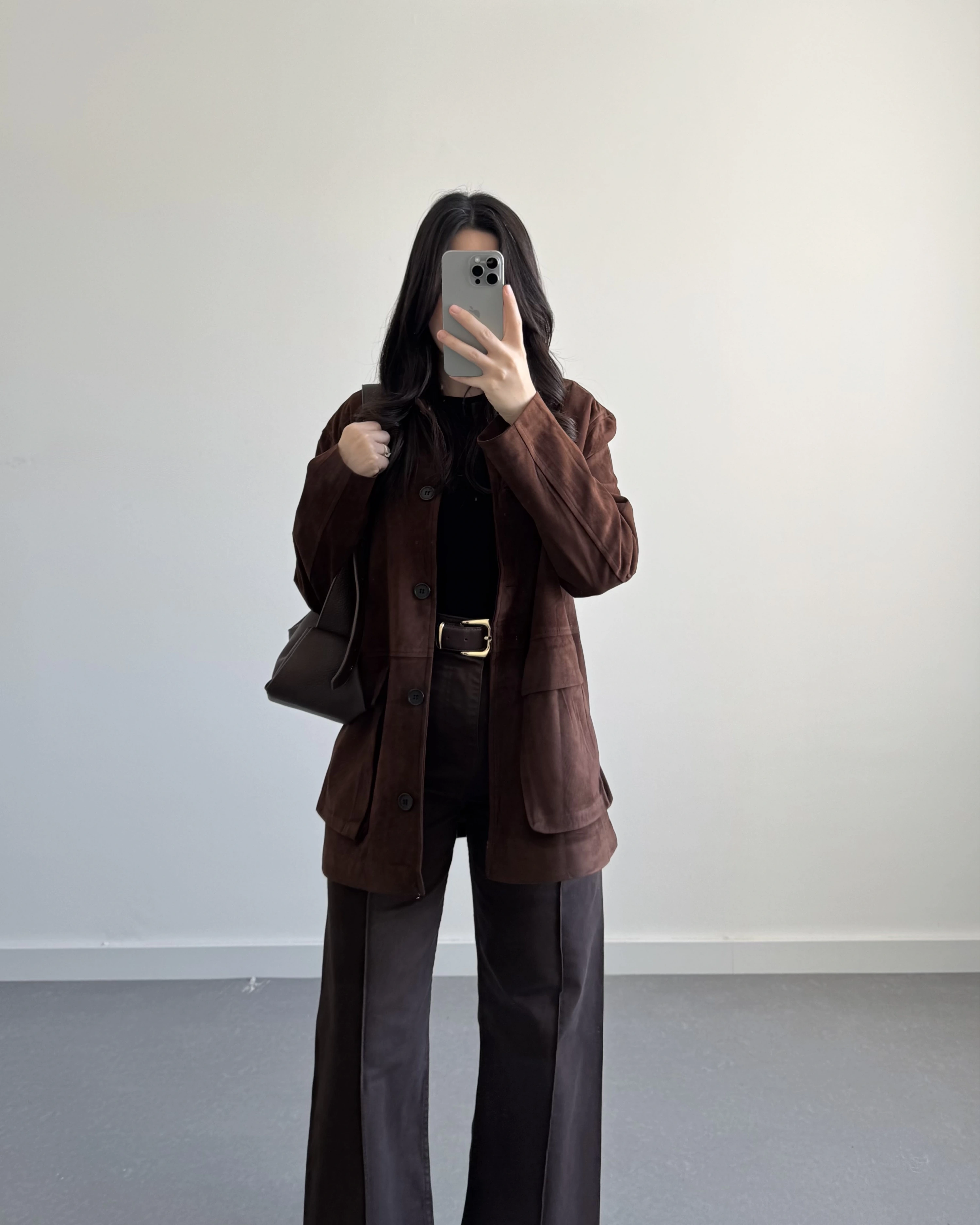 NUBUK ACI KAHVE CEKET