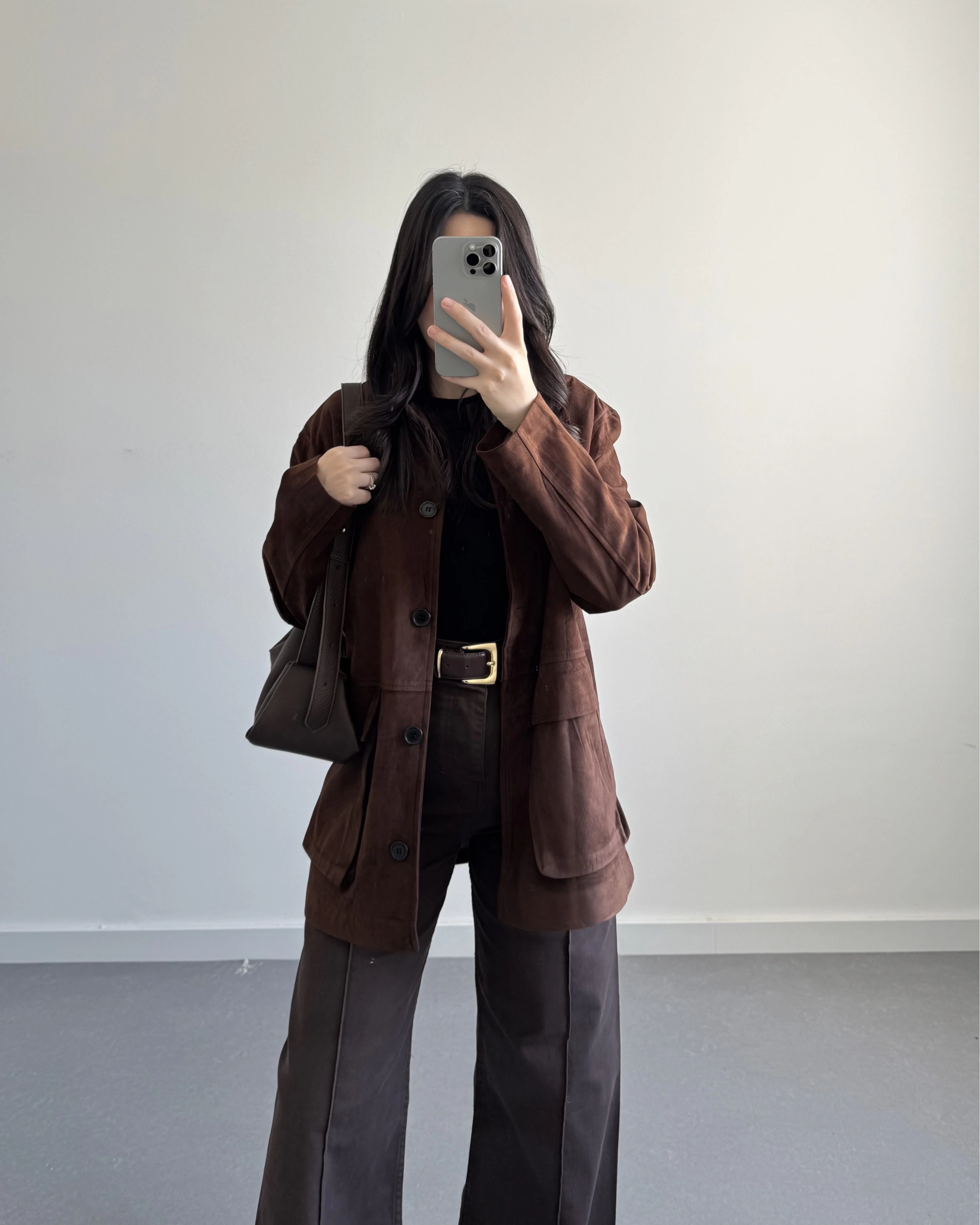 NUBUK ACI KAHVE CEKET