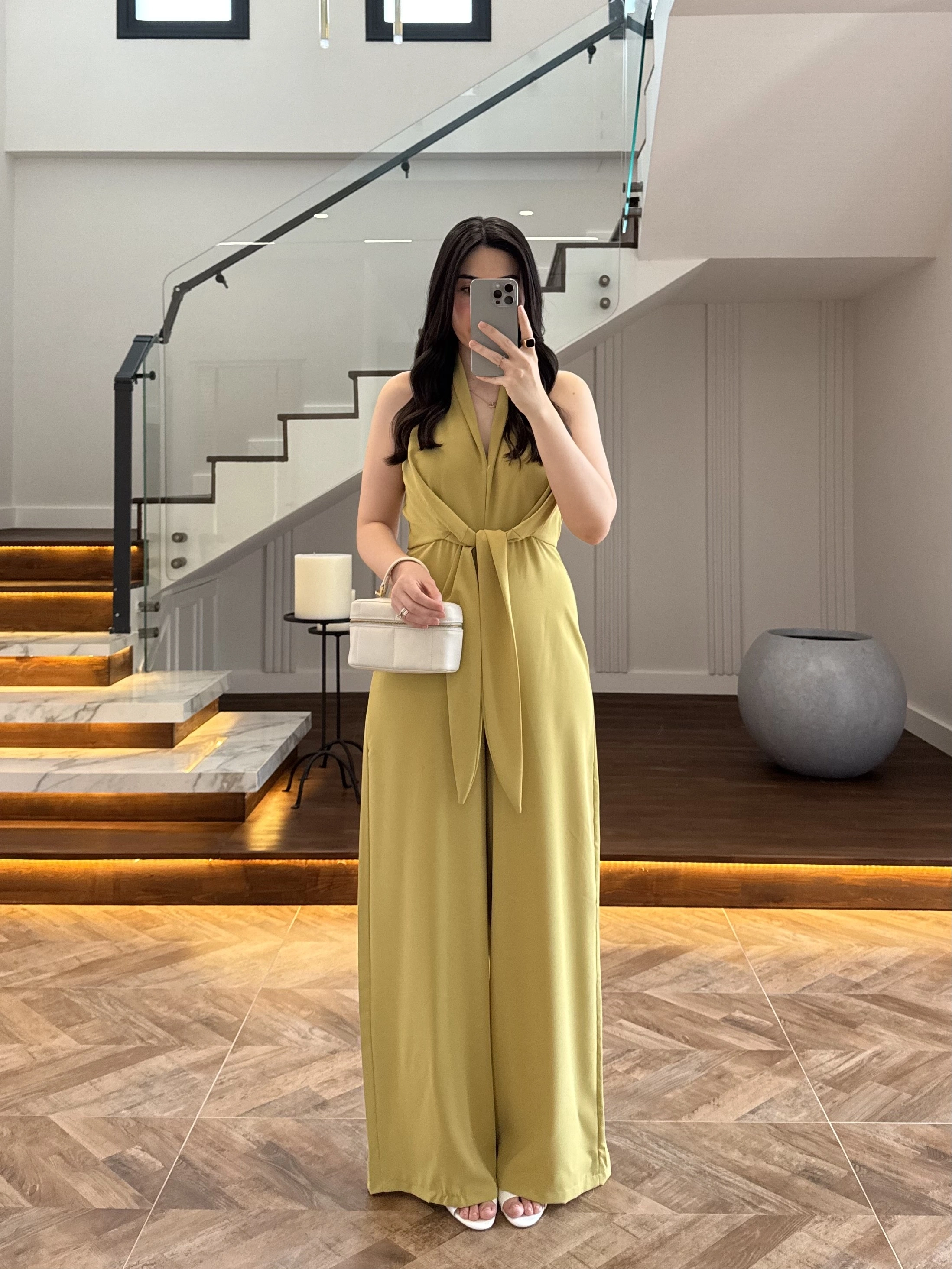 OLİVE ÖNÜ KUŞAKLI TULUM-3551