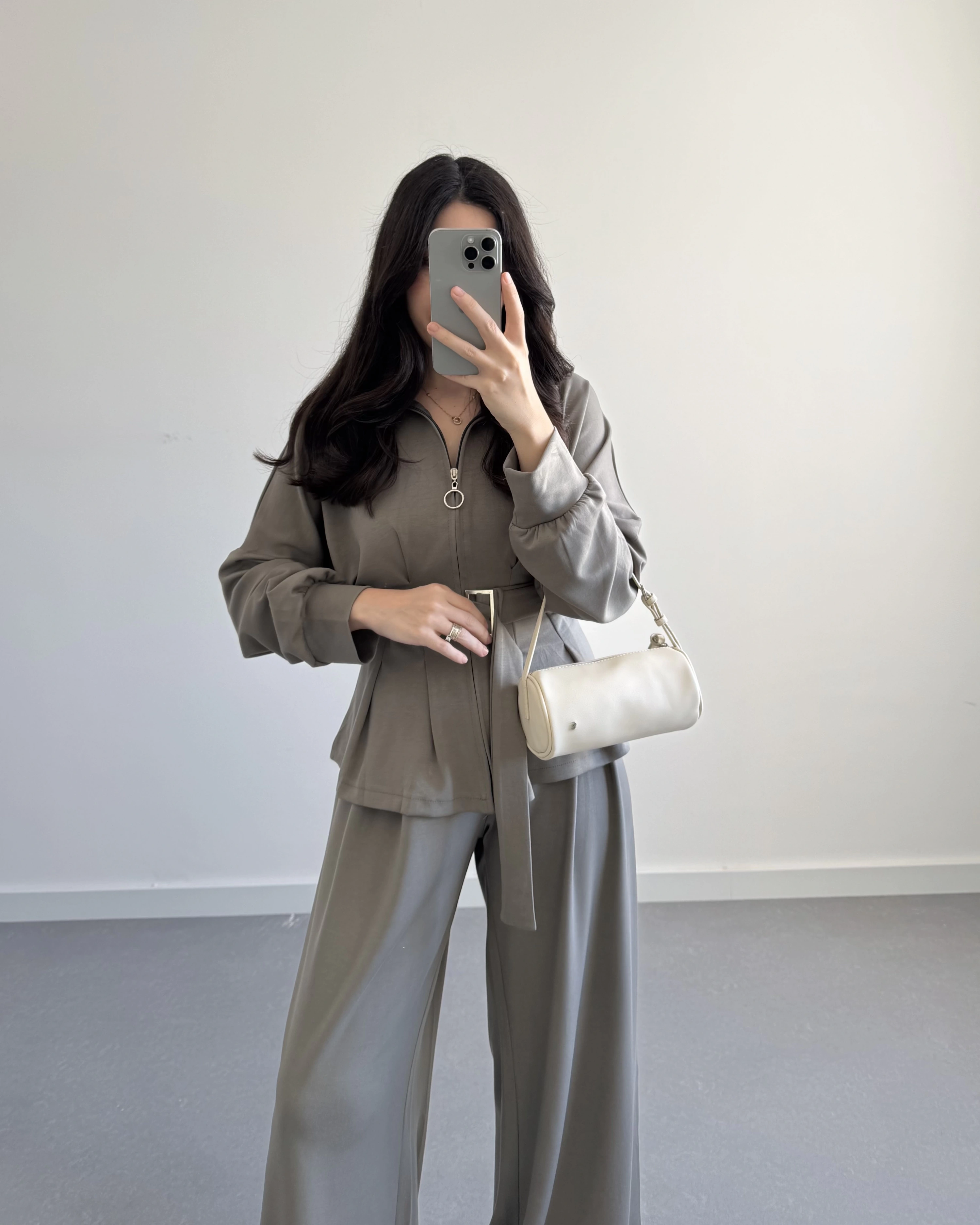 OYSH MODAL PİLELİ TAKIM ÇAĞLA YEŞİL