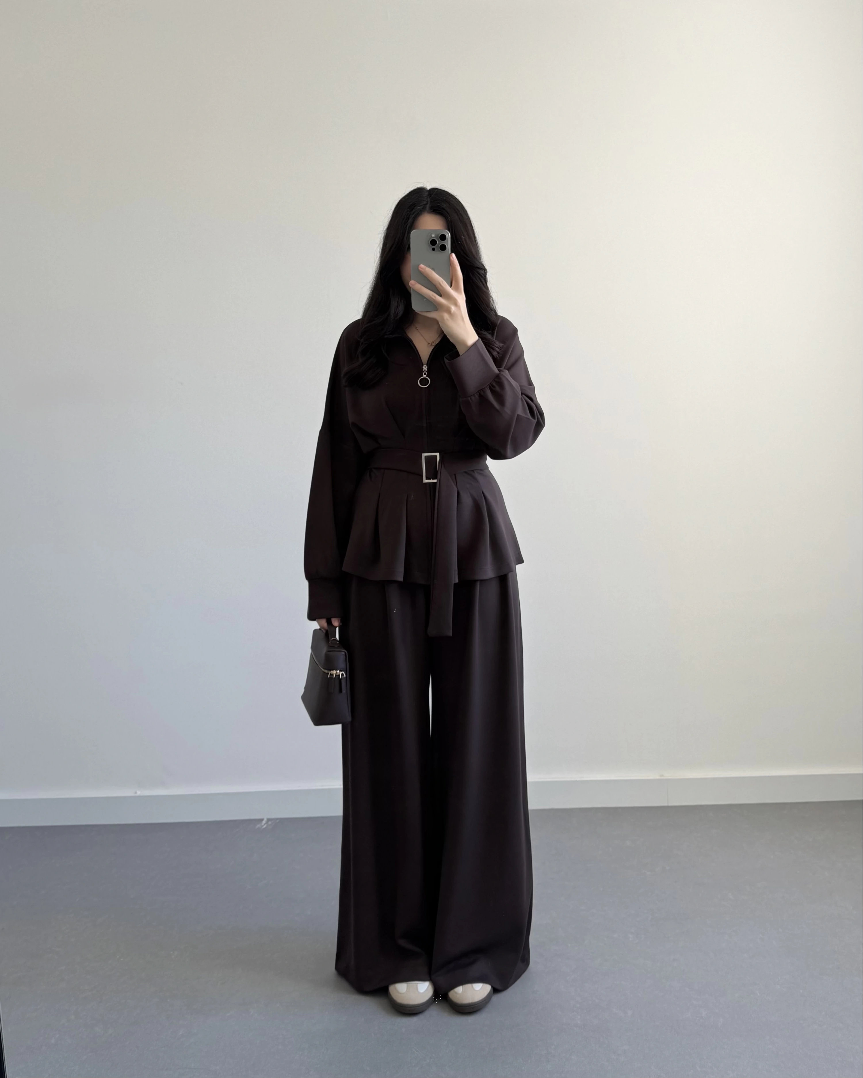 OYSH MODAL PİLELİ TAKIM KAHVE