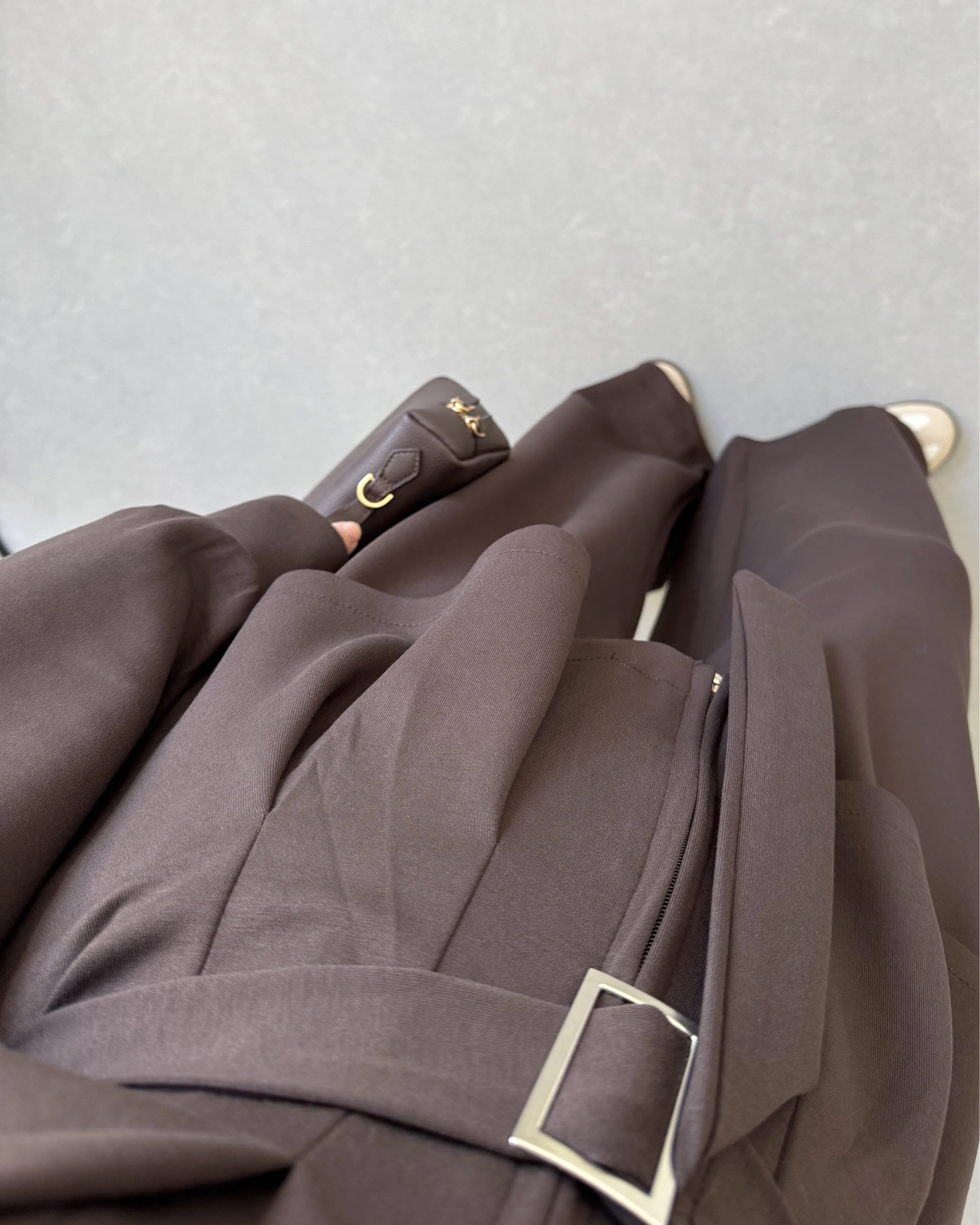 OYSH MODAL PİLELİ TAKIM KAHVE