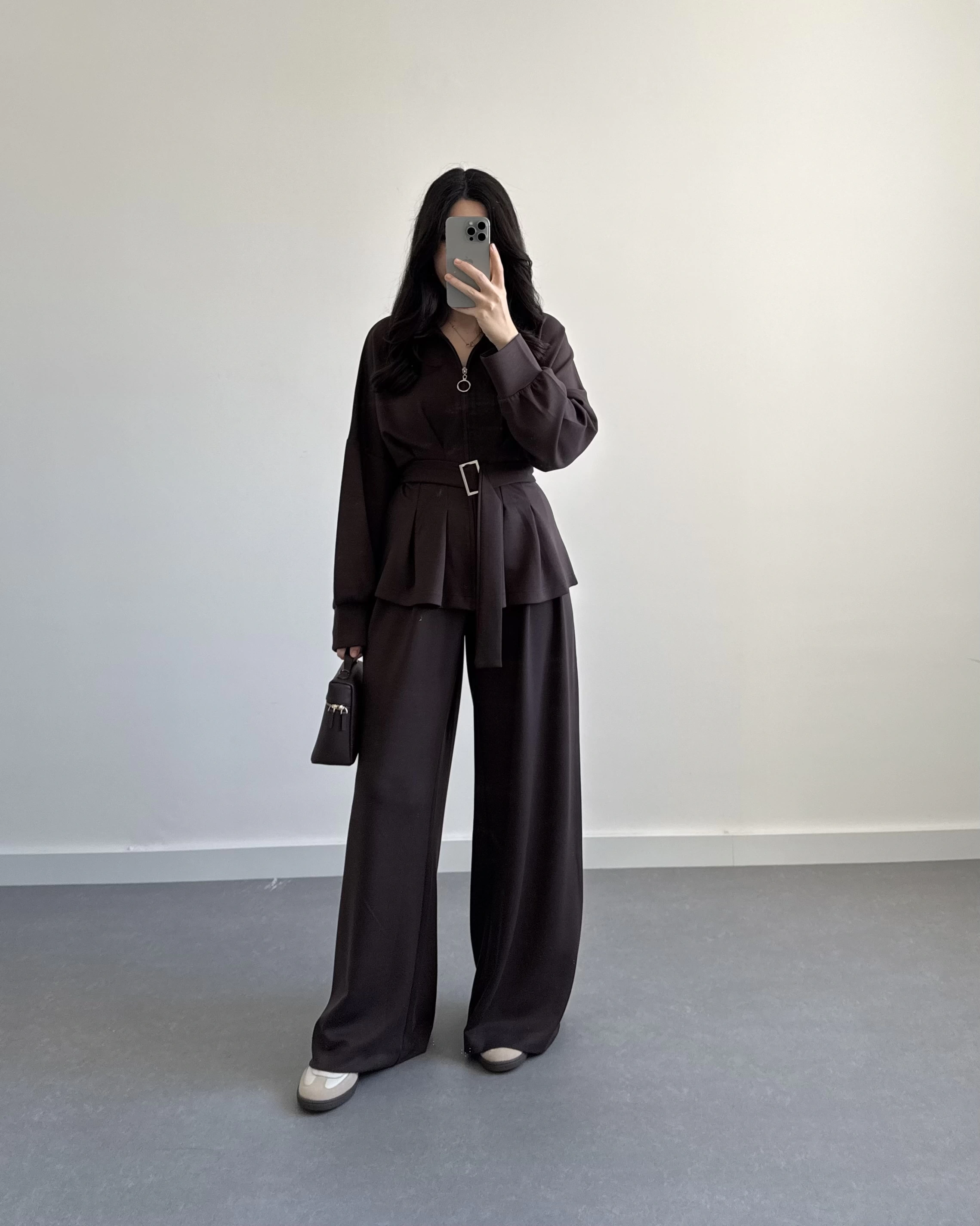 OYSH MODAL PİLELİ TAKIM KAHVE