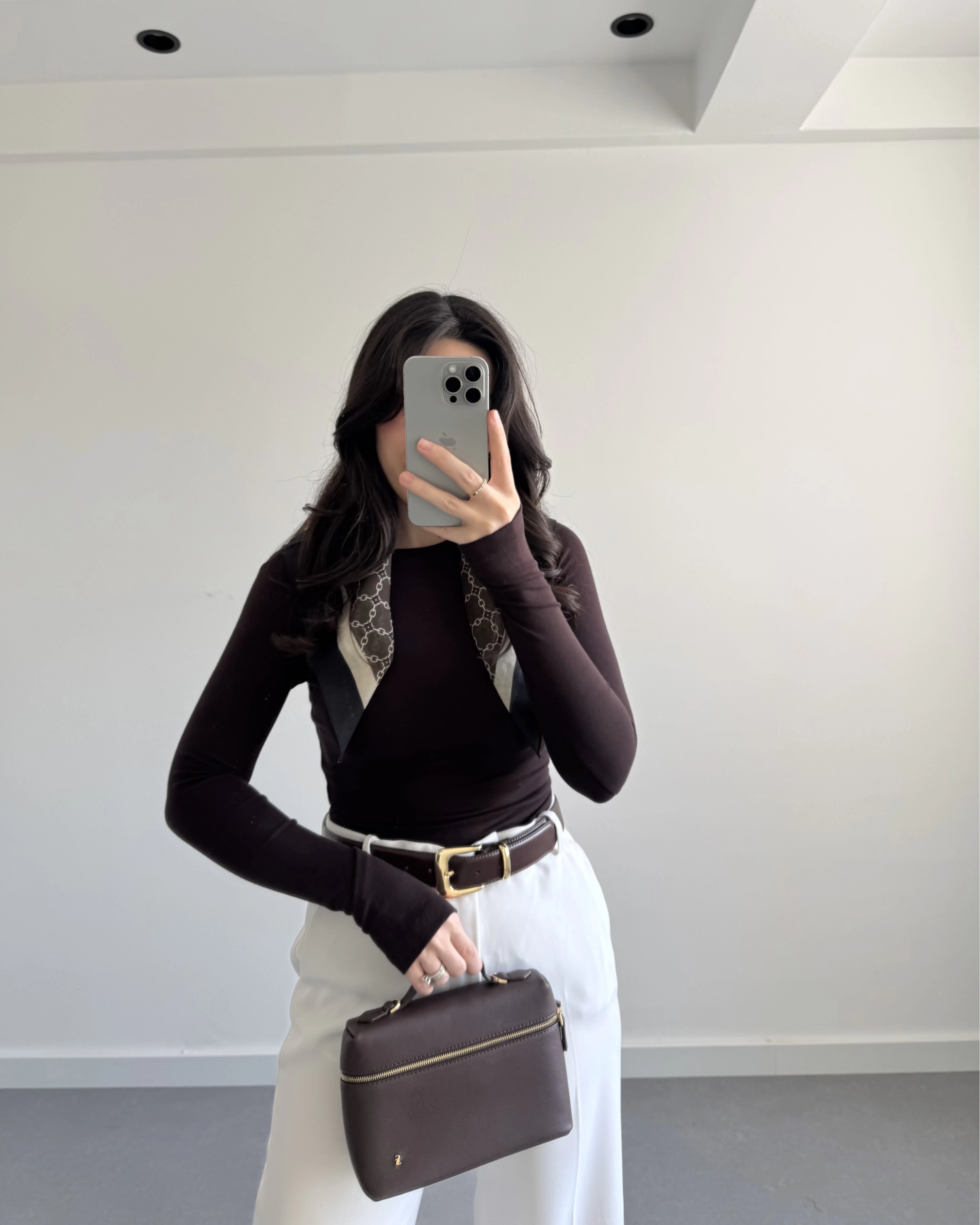 OYSH PARMAK GEÇİRMELİ BODY KAHVE