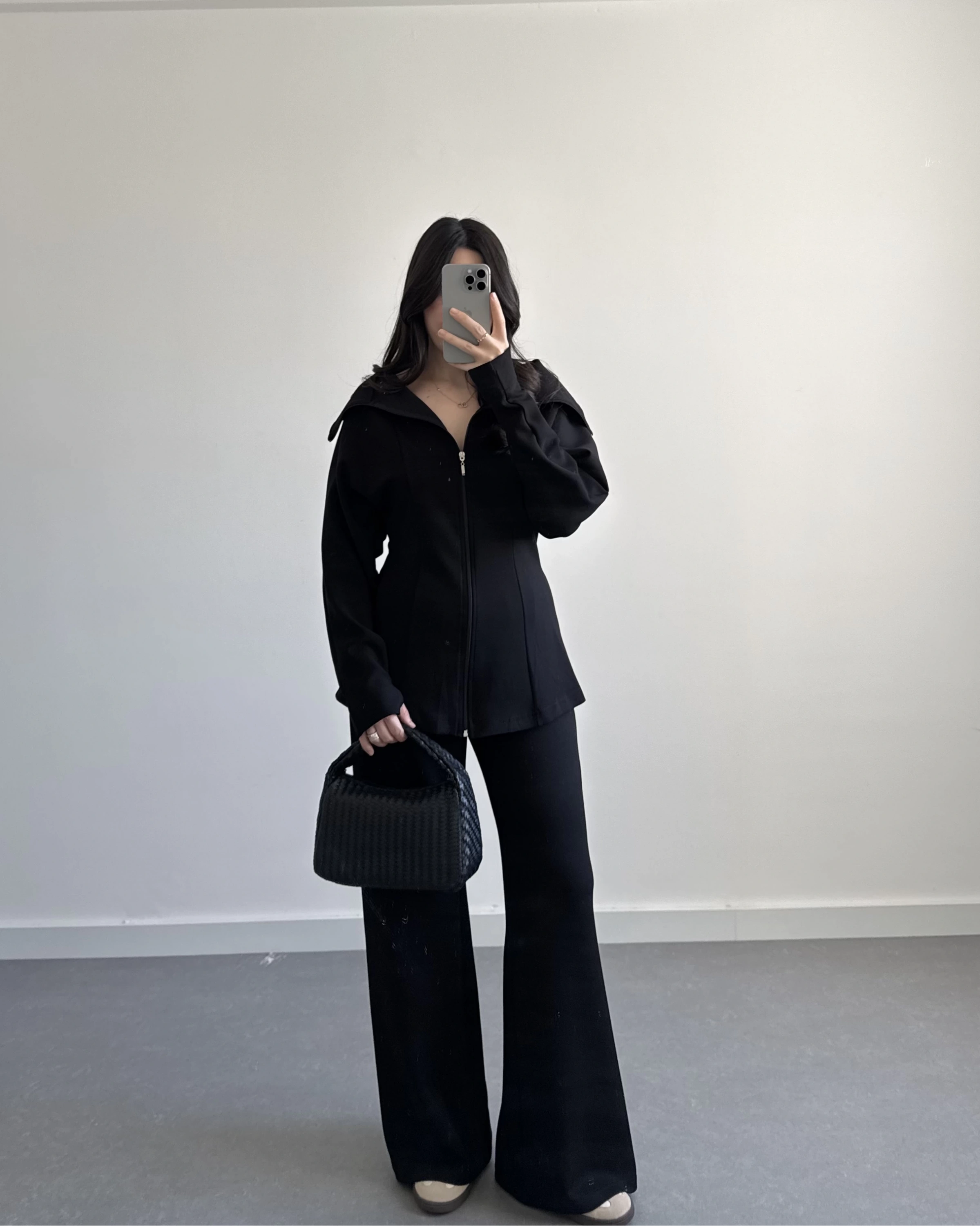 OYSH PARMAK GEÇİRMELİ CEKET TAKIM SİYAH