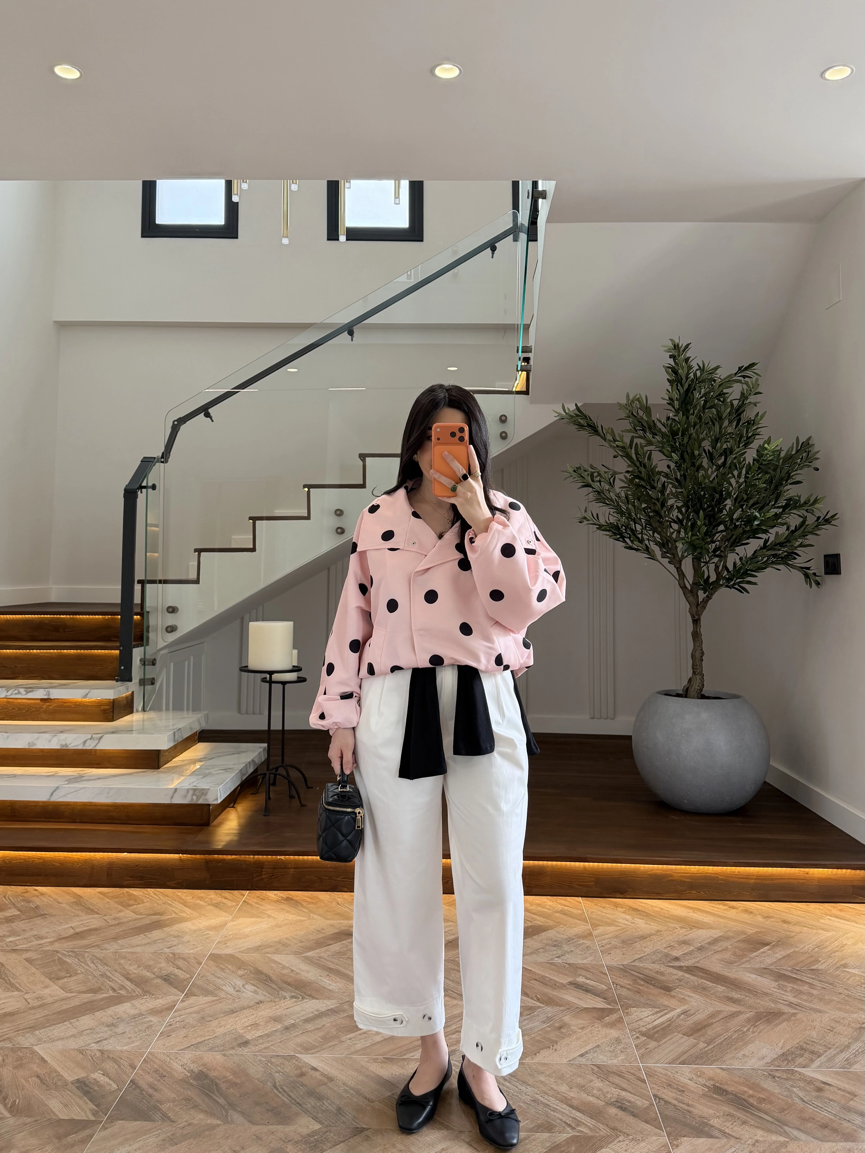 PEMBE PUANTİYELİ MONT -9757
