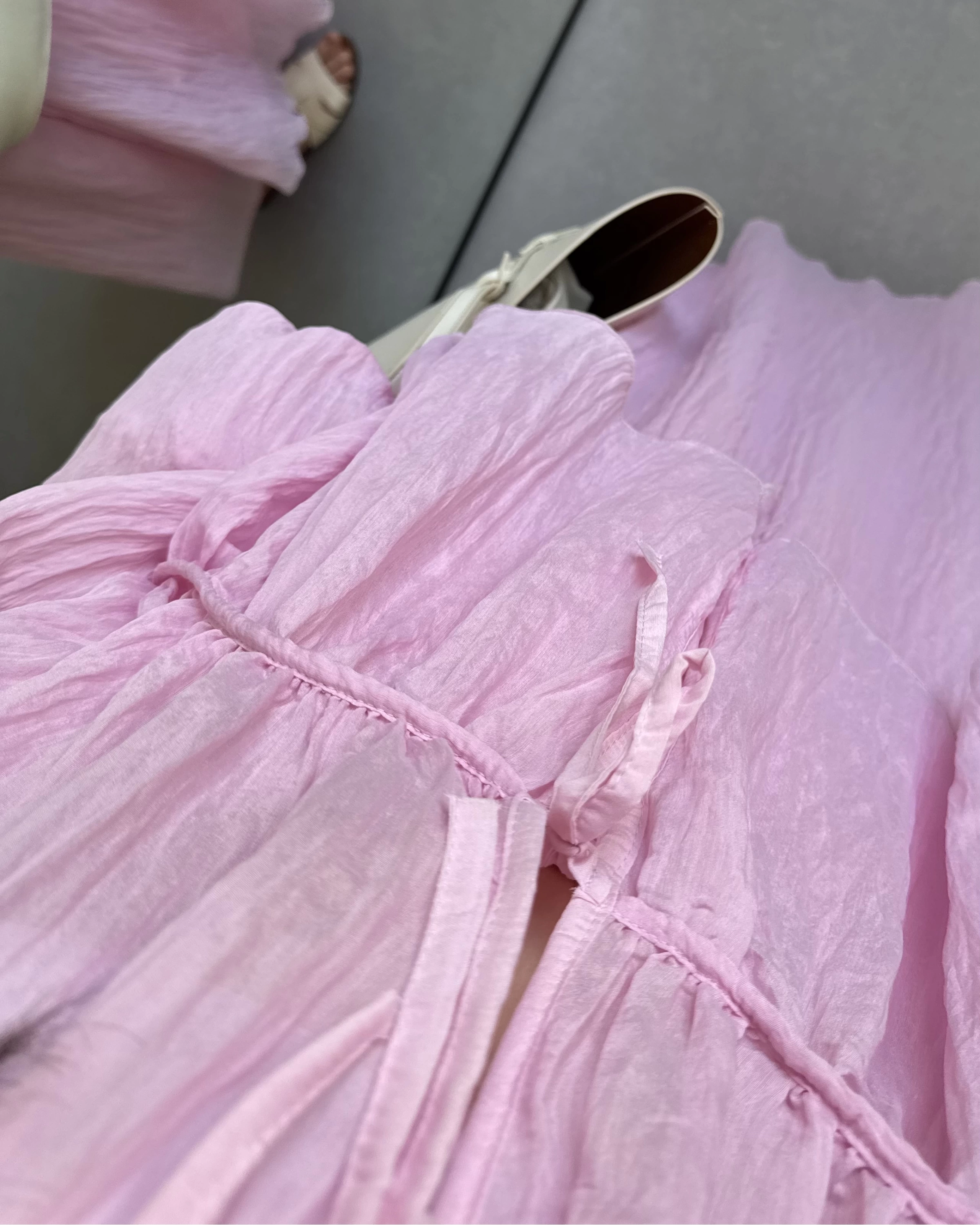 PLN PEMBE PİNTEREST CRUSH ETEK TAKIM