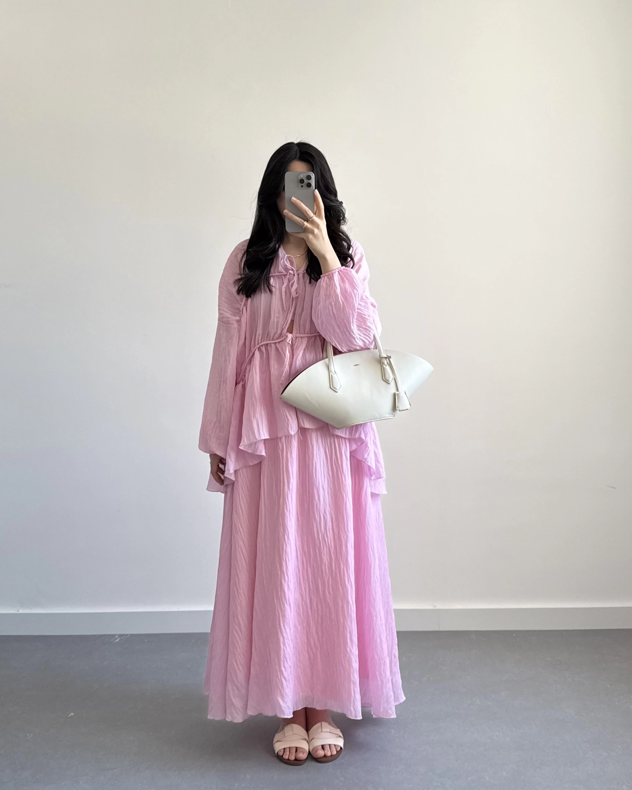 PLN PEMBE PİNTEREST CRUSH ETEK TAKIM
