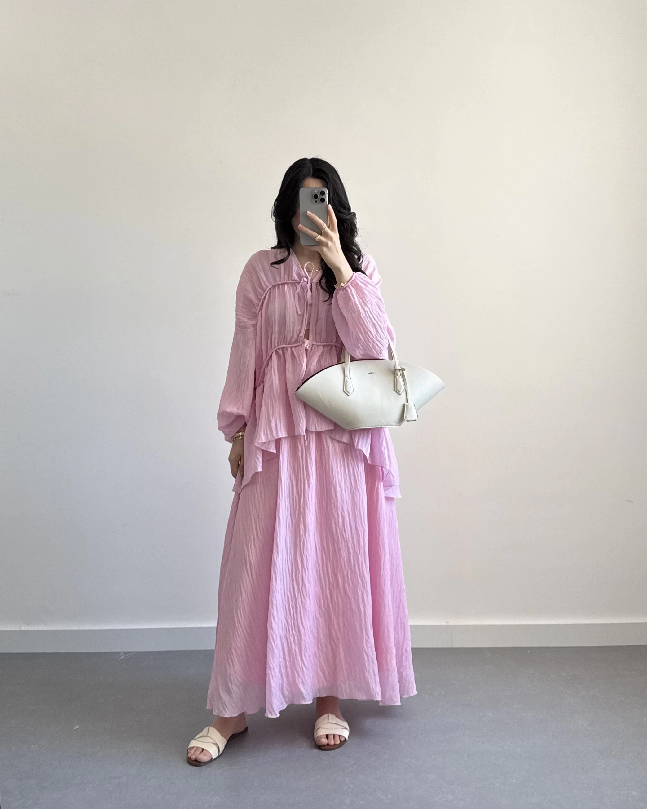 PLN PEMBE PİNTEREST CRUSH ETEK TAKIM