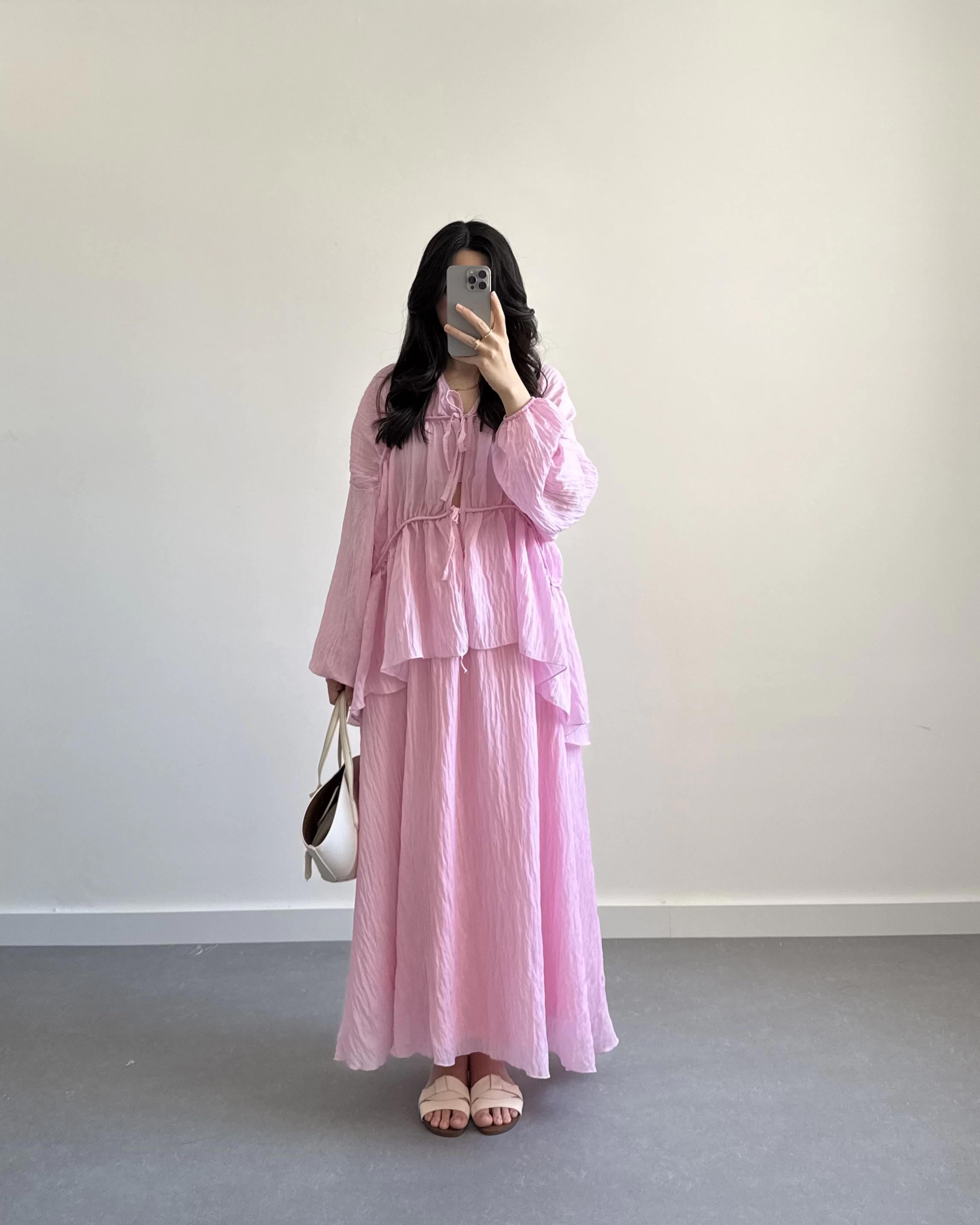 PLN PEMBE PİNTEREST CRUSH ETEK TAKIM