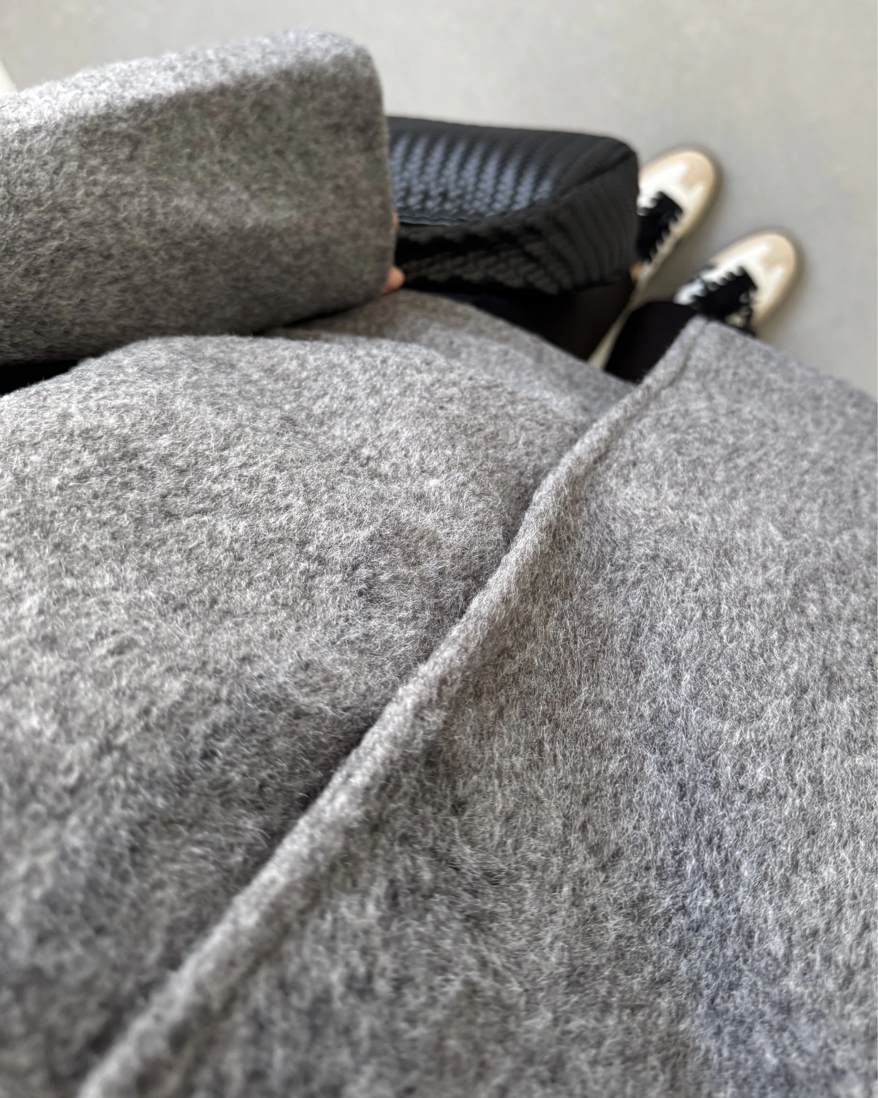 PREMİUM OVERSİZE KAŞE KABAN ANTRASİT