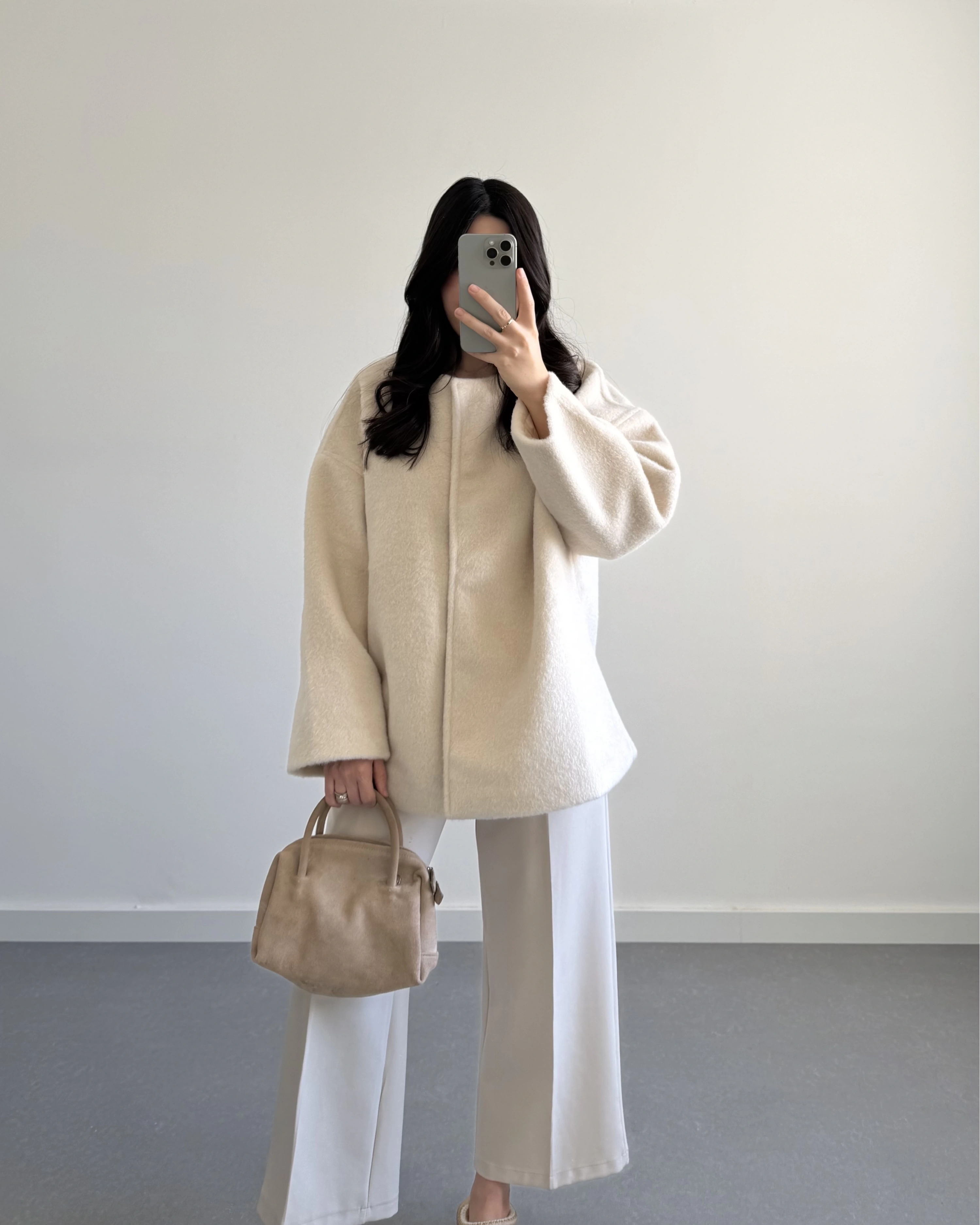 PREMİUM OVERSİZE KAŞE KABAN BEJ