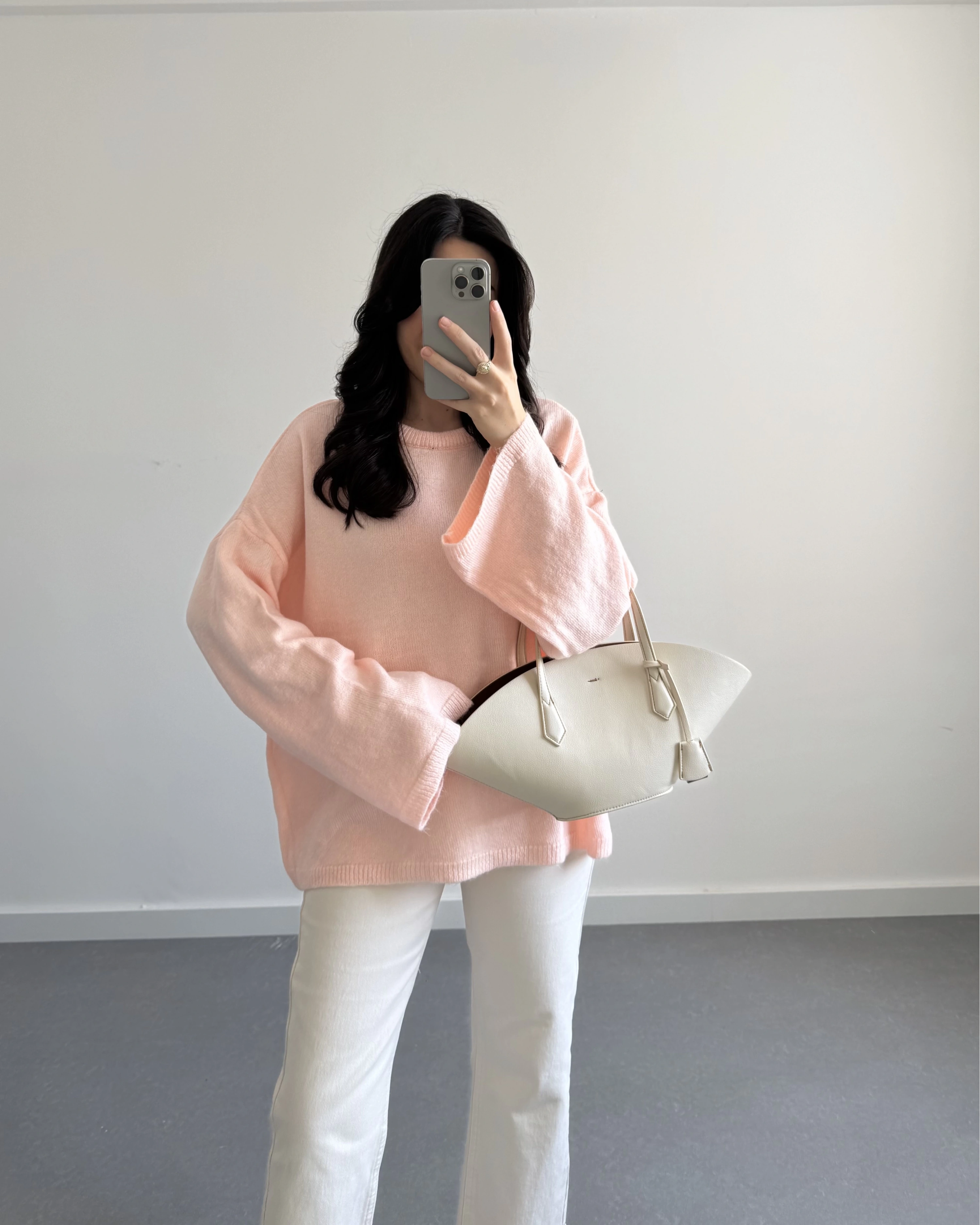 PUDRA PEMBE PİNTEREST KAZAK