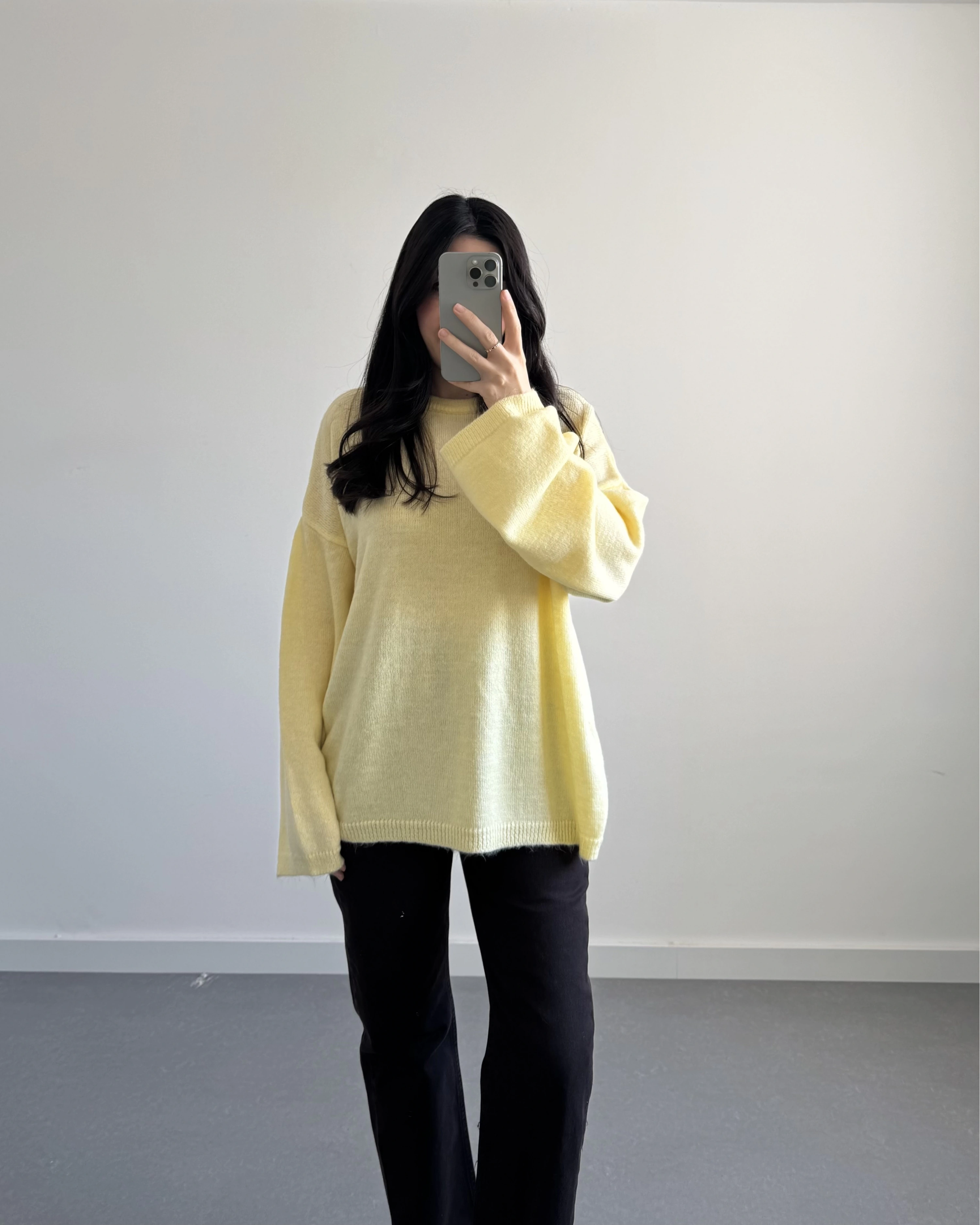 SARI PİNTEREST KAZAK