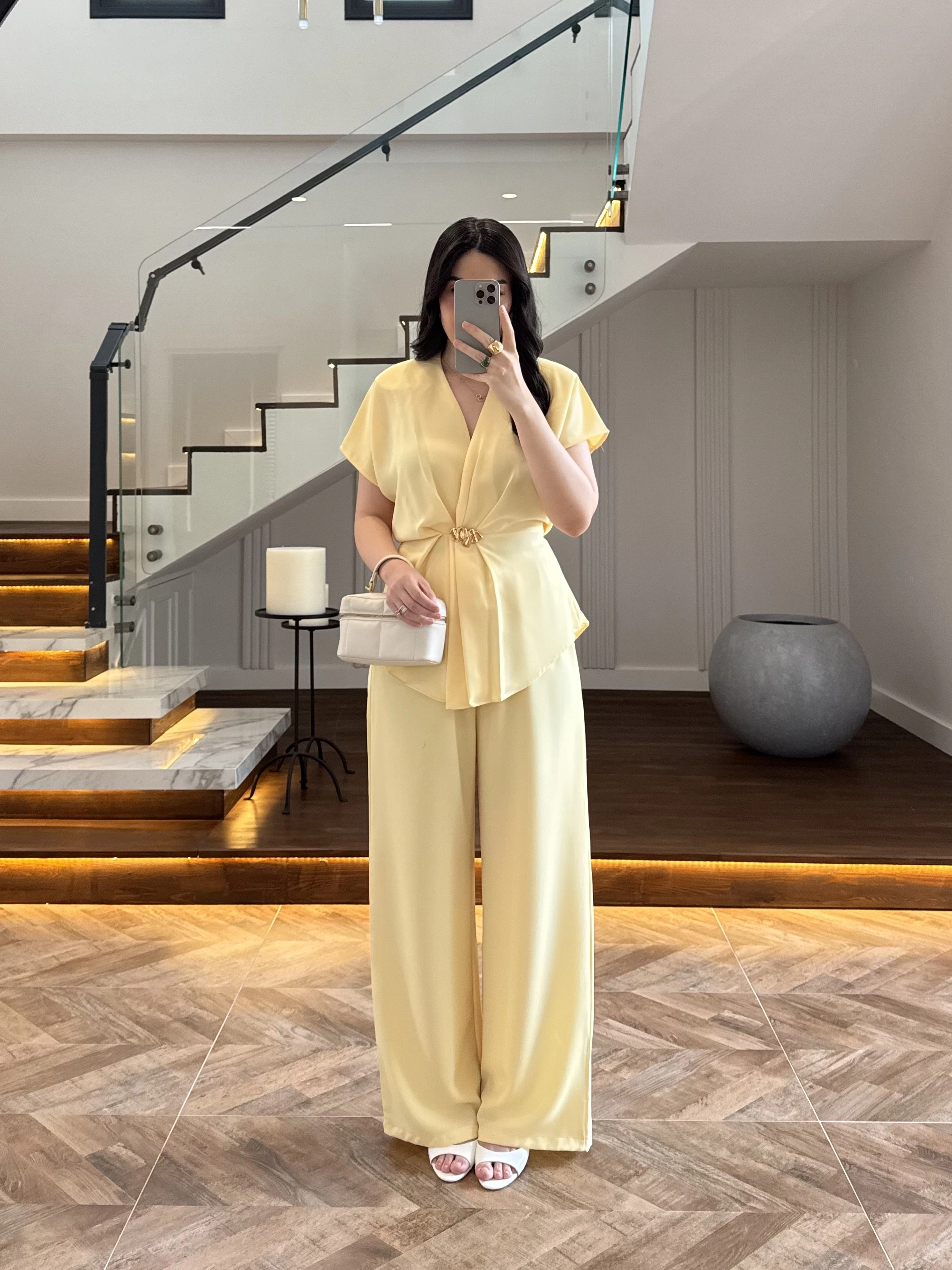 SARI TOKALI BAĞCIKLI TAKIM -3983