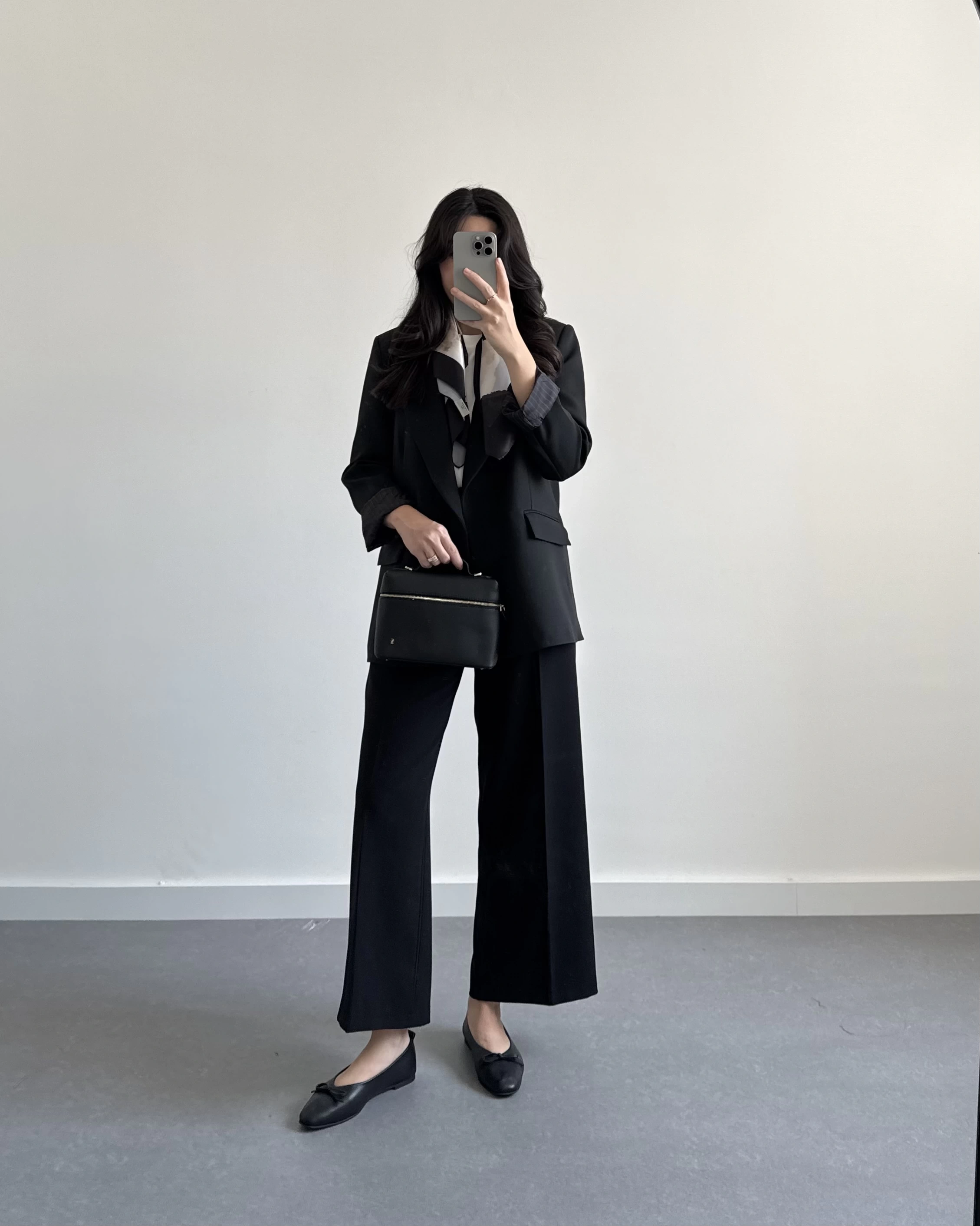 SİYAH ÇİZGİ DETAYLI BLAZER CEKET