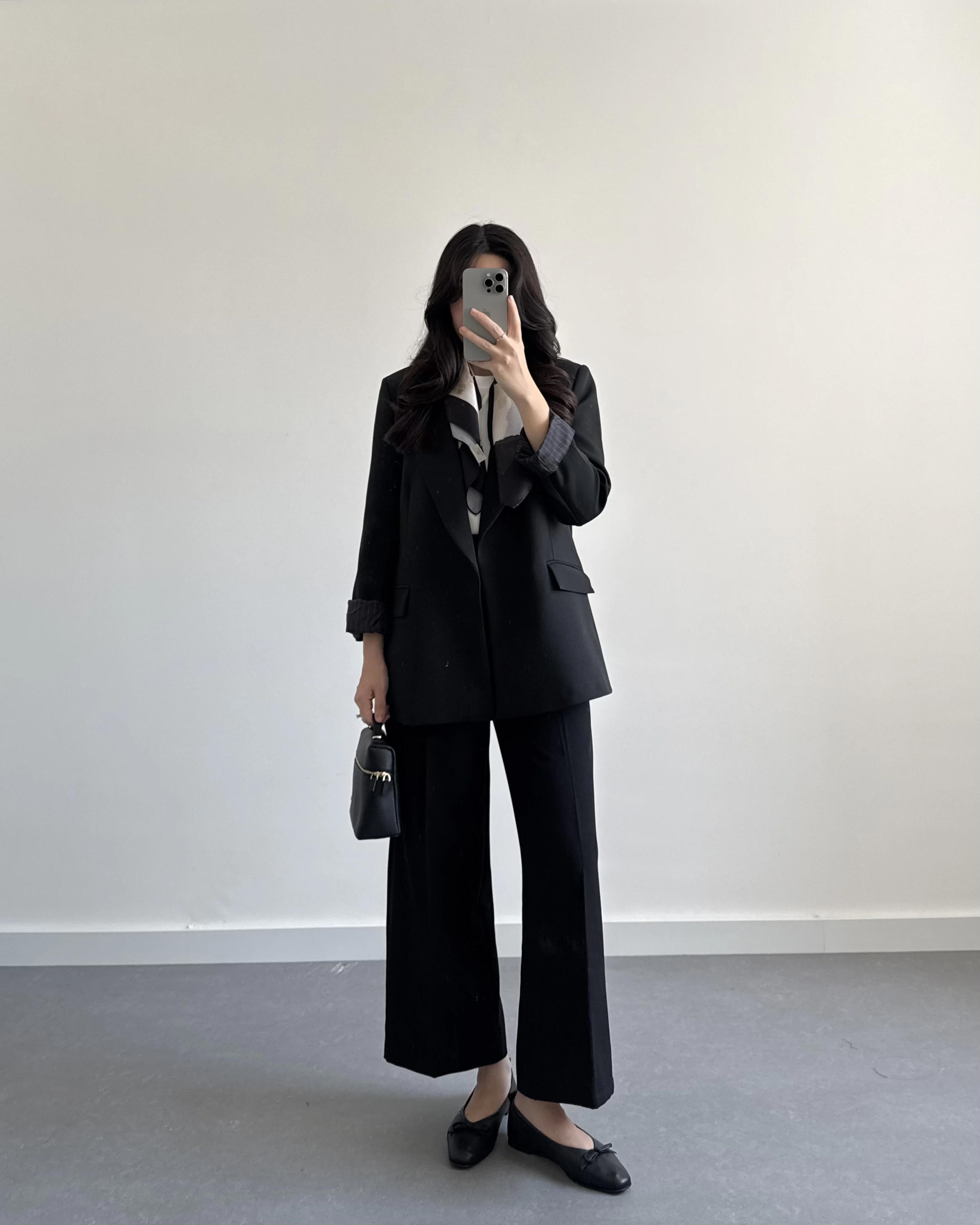 SİYAH ÇİZGİ DETAYLI BLAZER CEKET