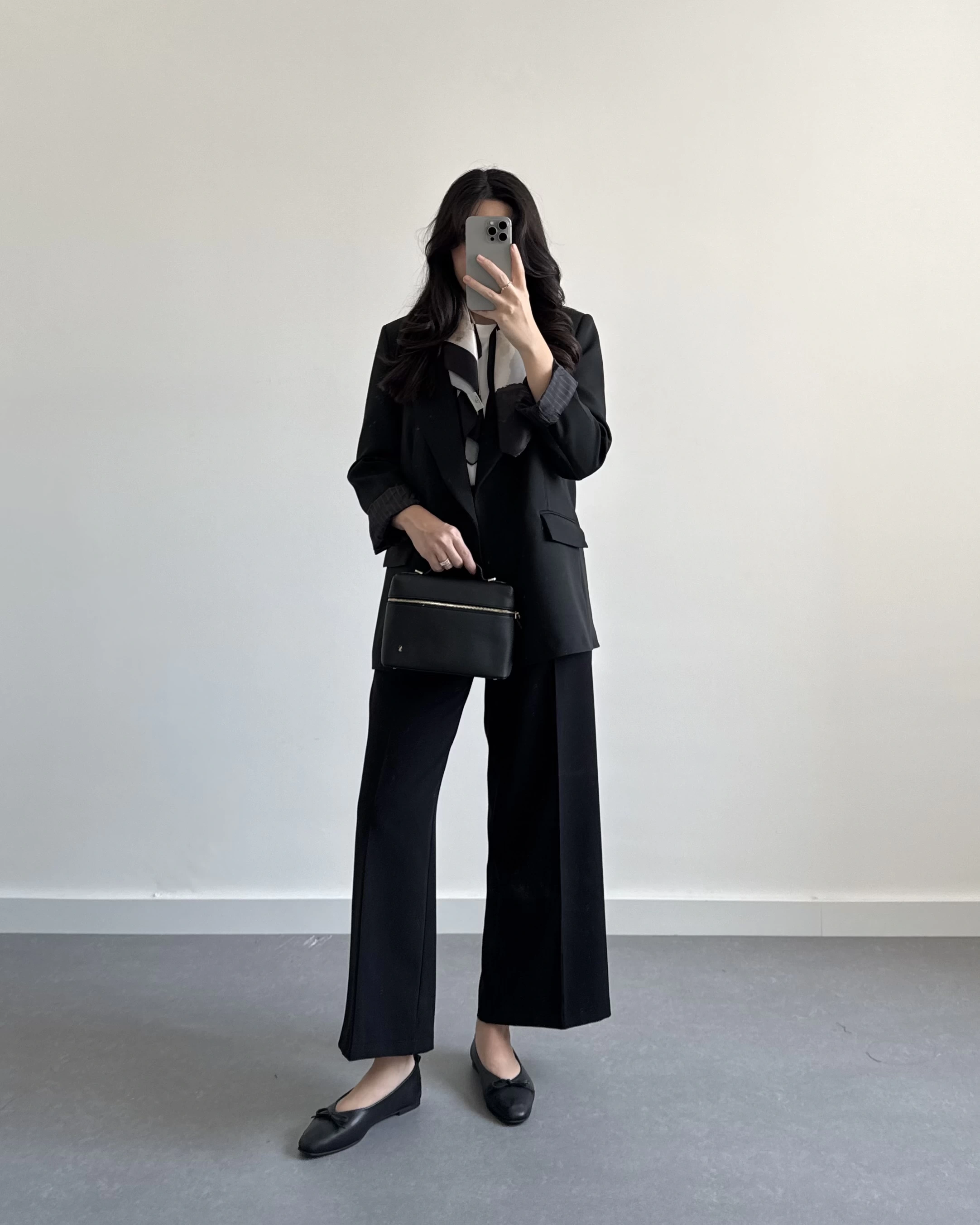 SİYAH ÇİZGİ DETAYLI BLAZER CEKET