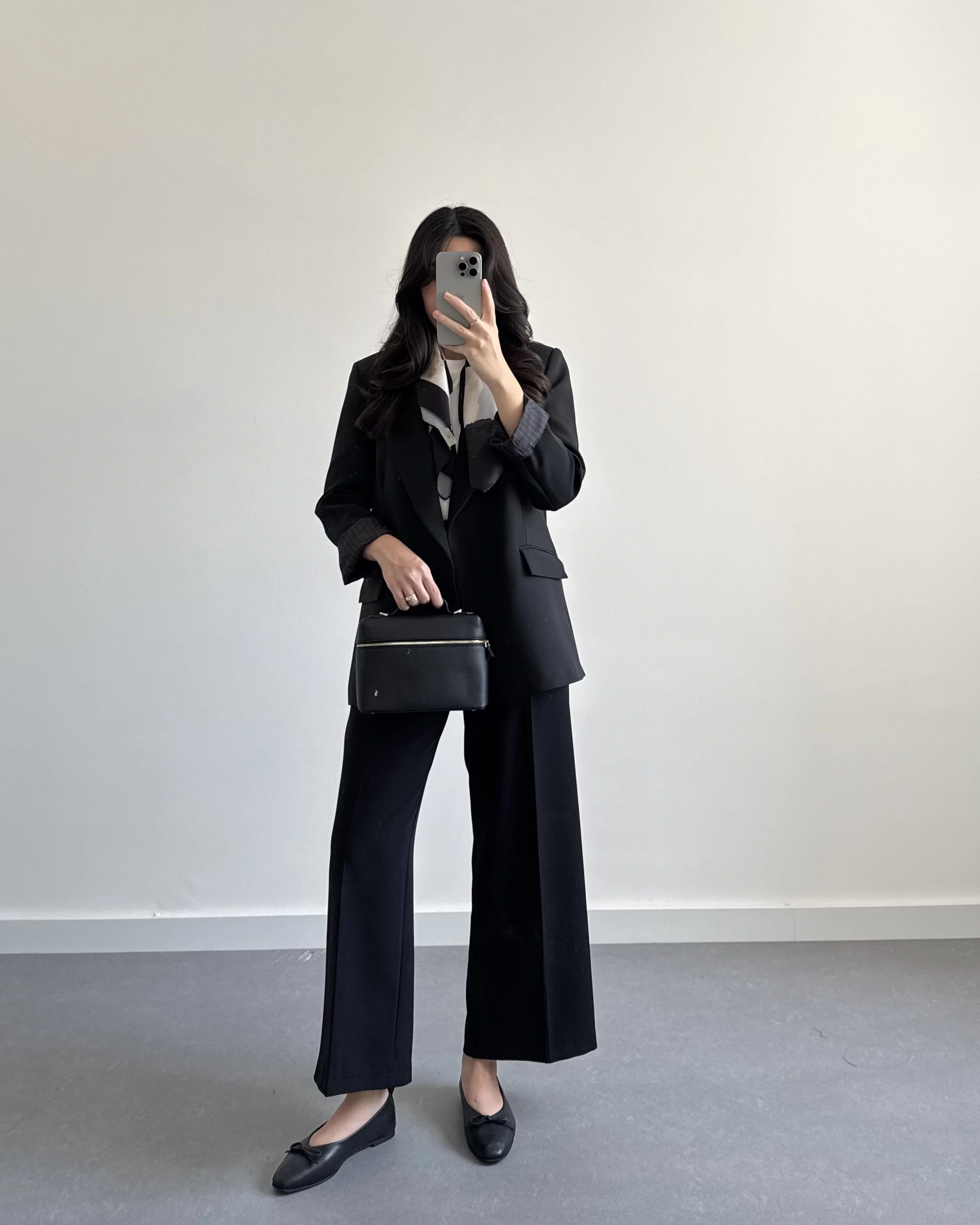 SİYAH ÇİZGİ DETAYLI BLAZER CEKET