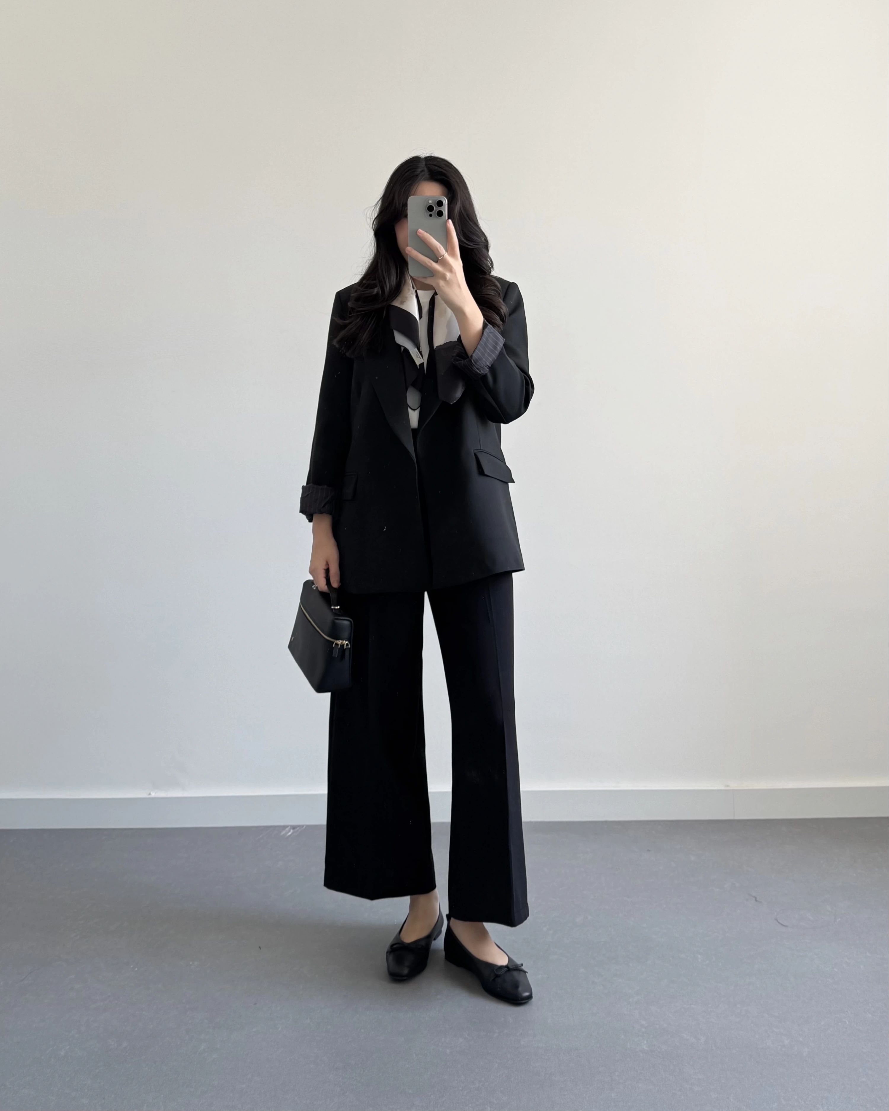 SİYAH ÇİZGİ DETAYLI BLAZER CEKET