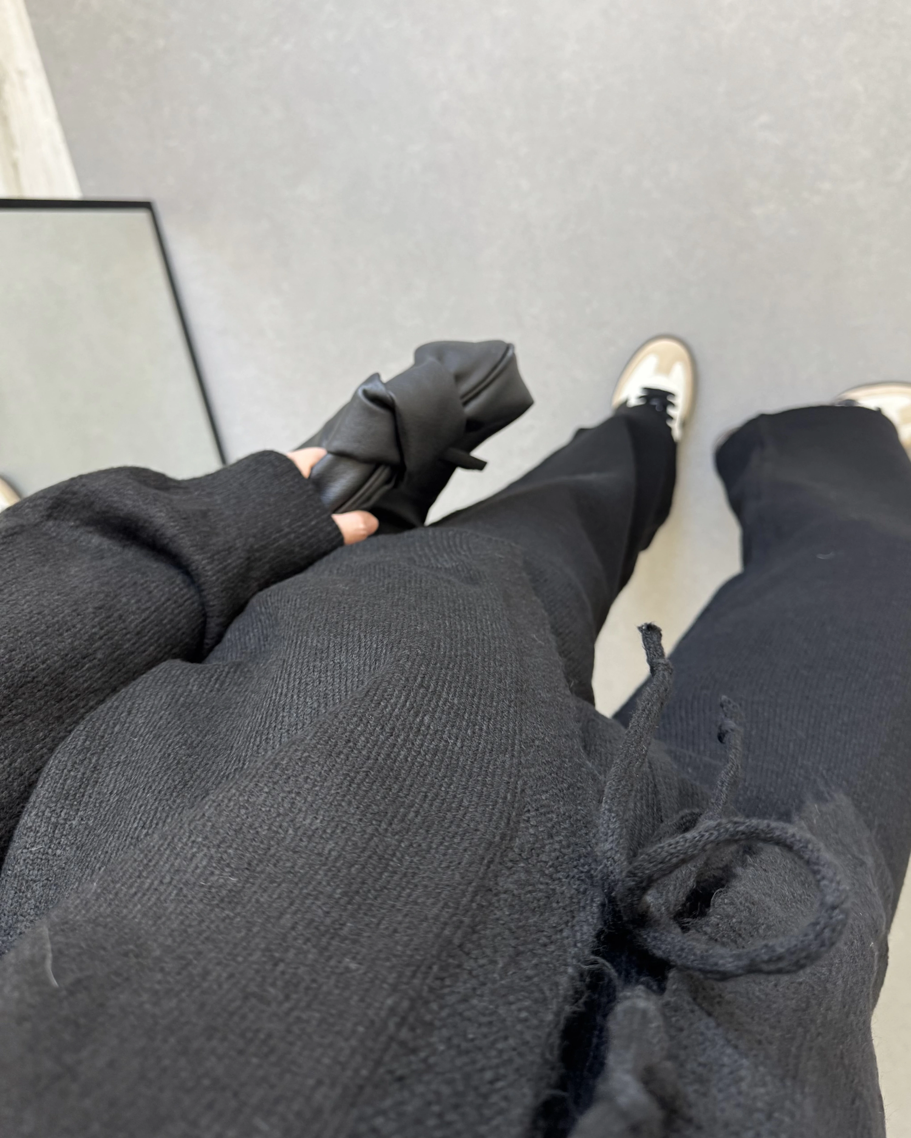 SİYAH ÖNÜ BAĞLAMALI PİNTEREST TAKIM