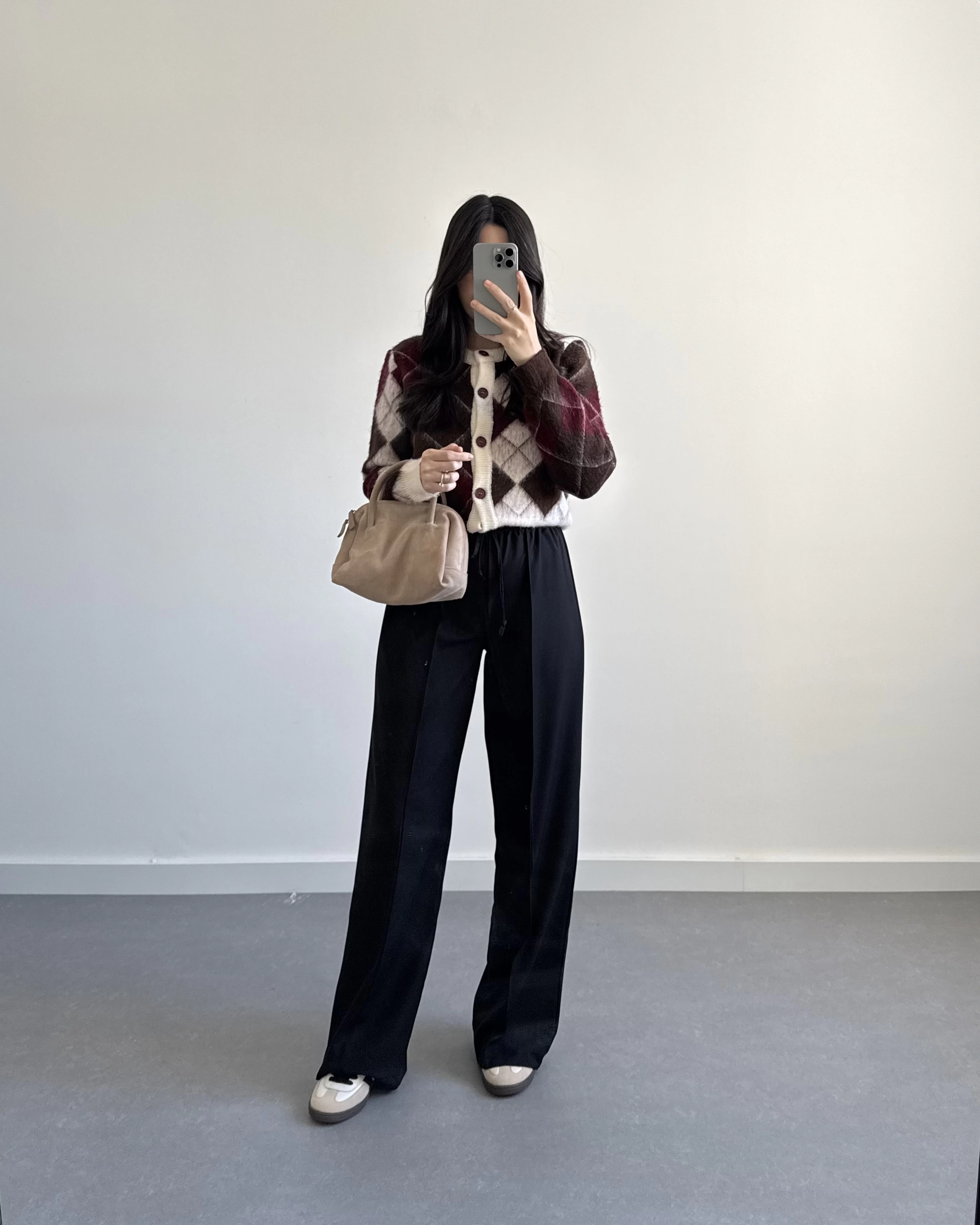 SİYAH ÖNÜ ÇİMALI PANTOLON