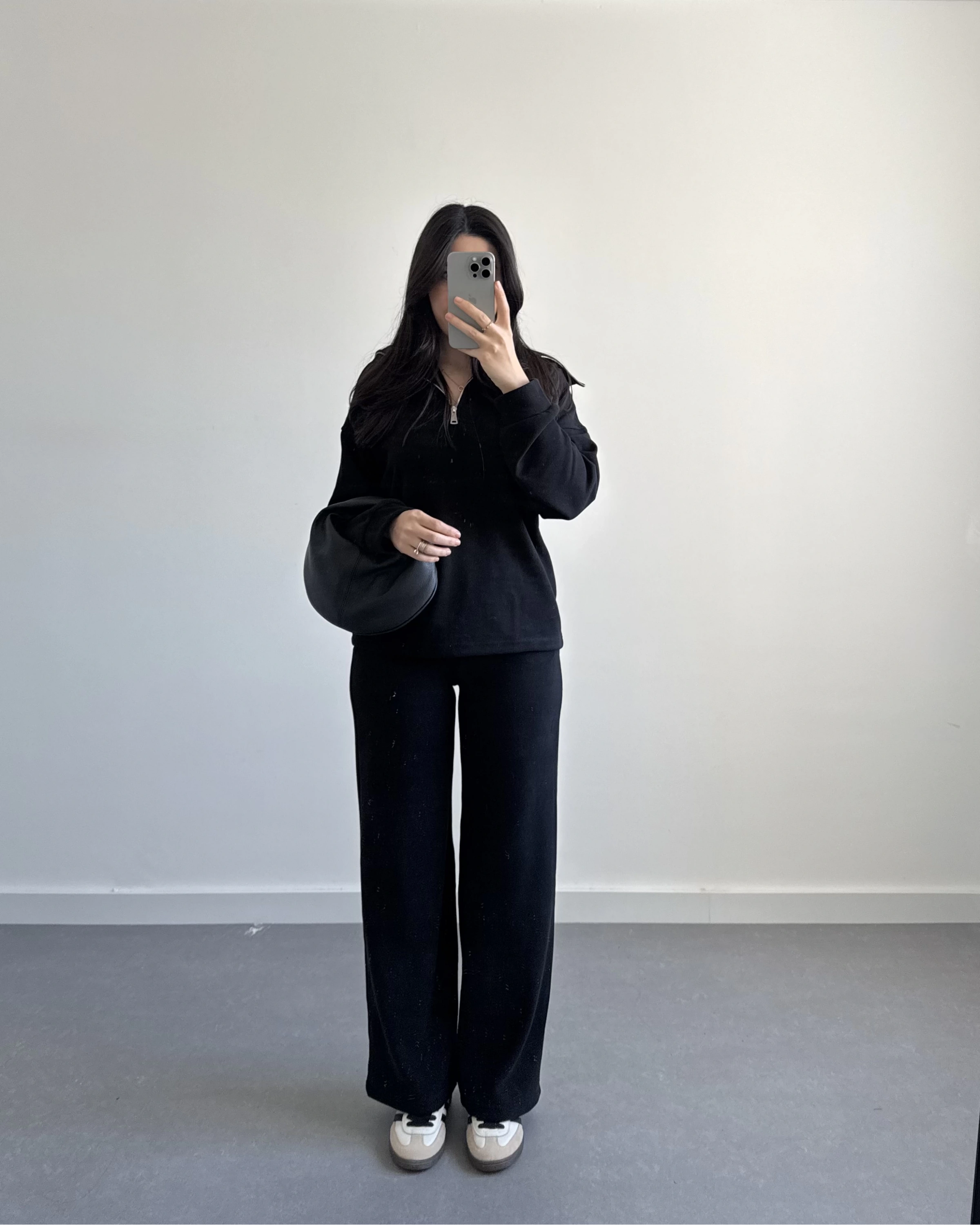 SİYAH ÖNÜ FERMUARLI SELANİK TAKIM