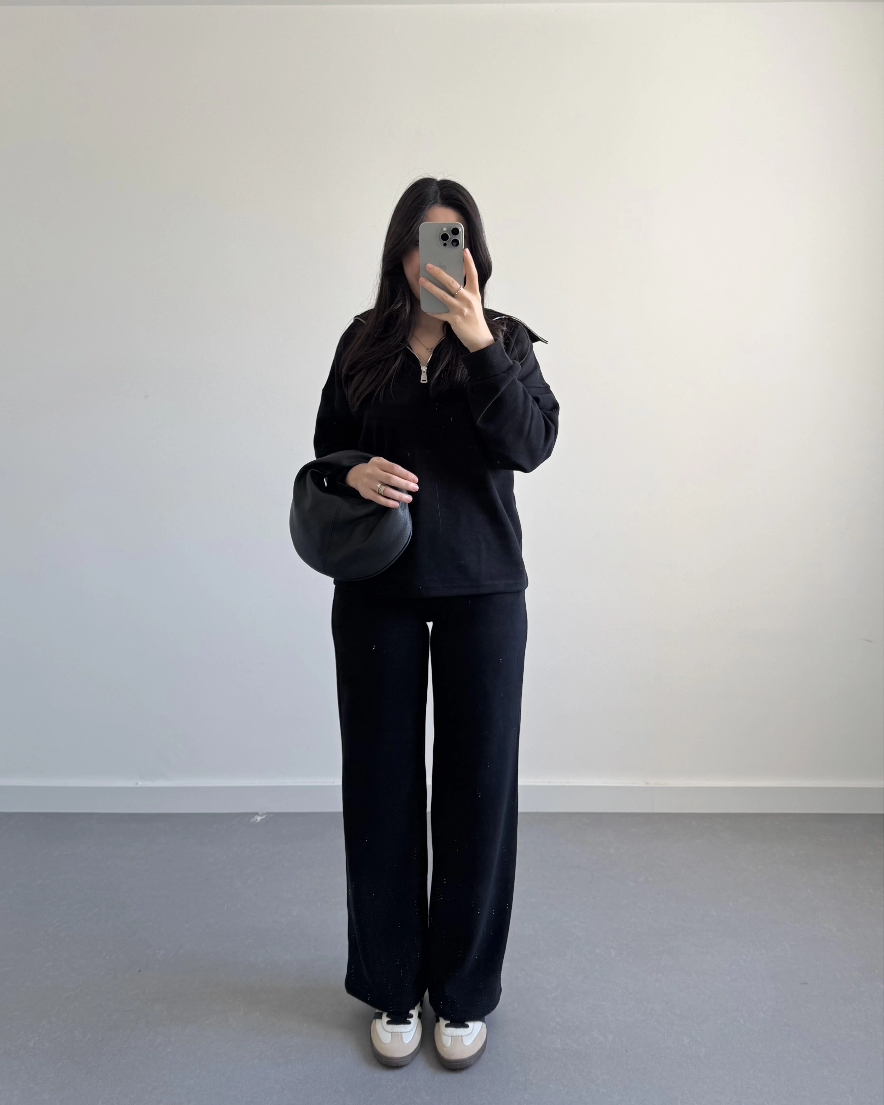 SİYAH ÖNÜ FERMUARLI SELANİK TAKIM