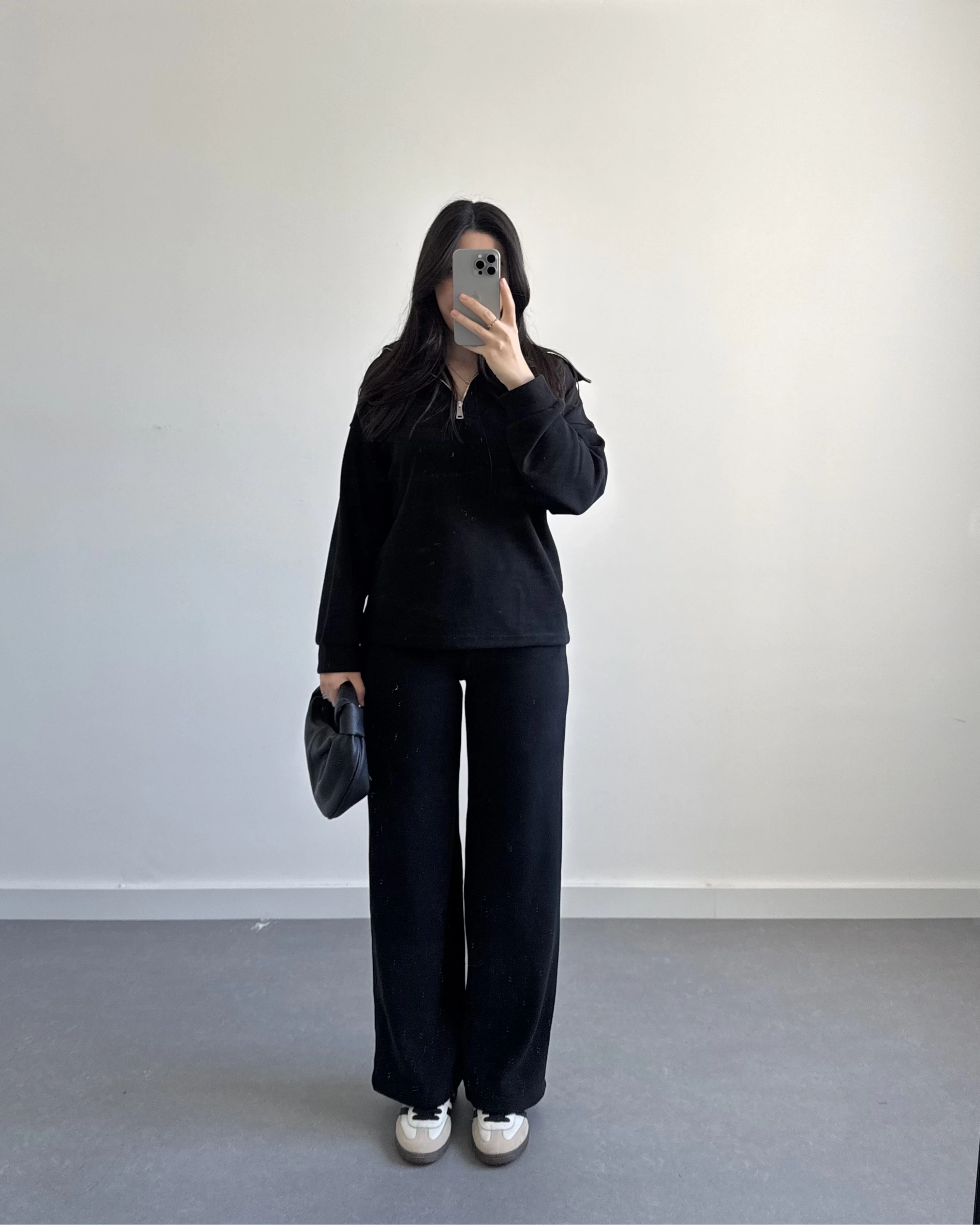 SİYAH ÖNÜ FERMUARLI SELANİK TAKIM