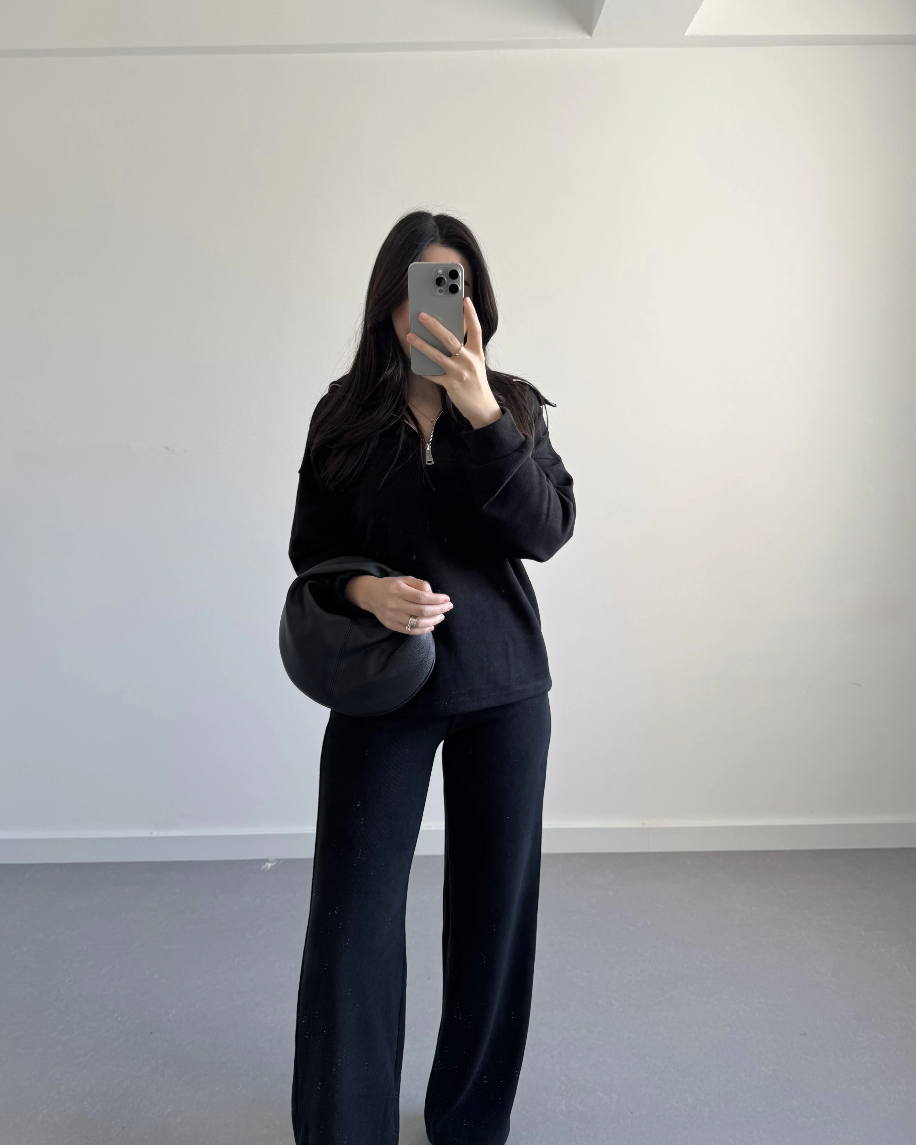 SİYAH ÖNÜ FERMUARLI SELANİK TAKIM