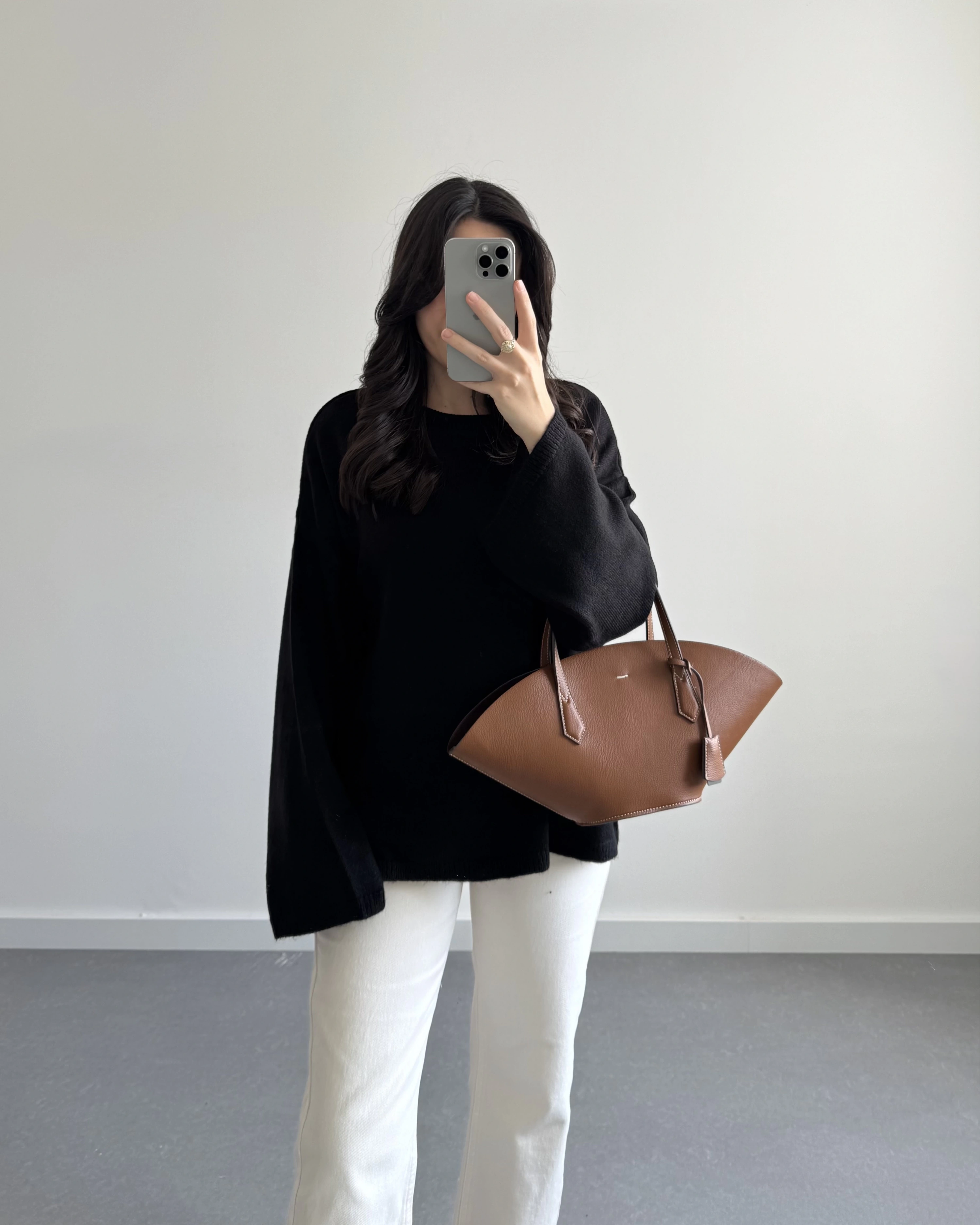 SİYAH PİNTEREST KAZAK