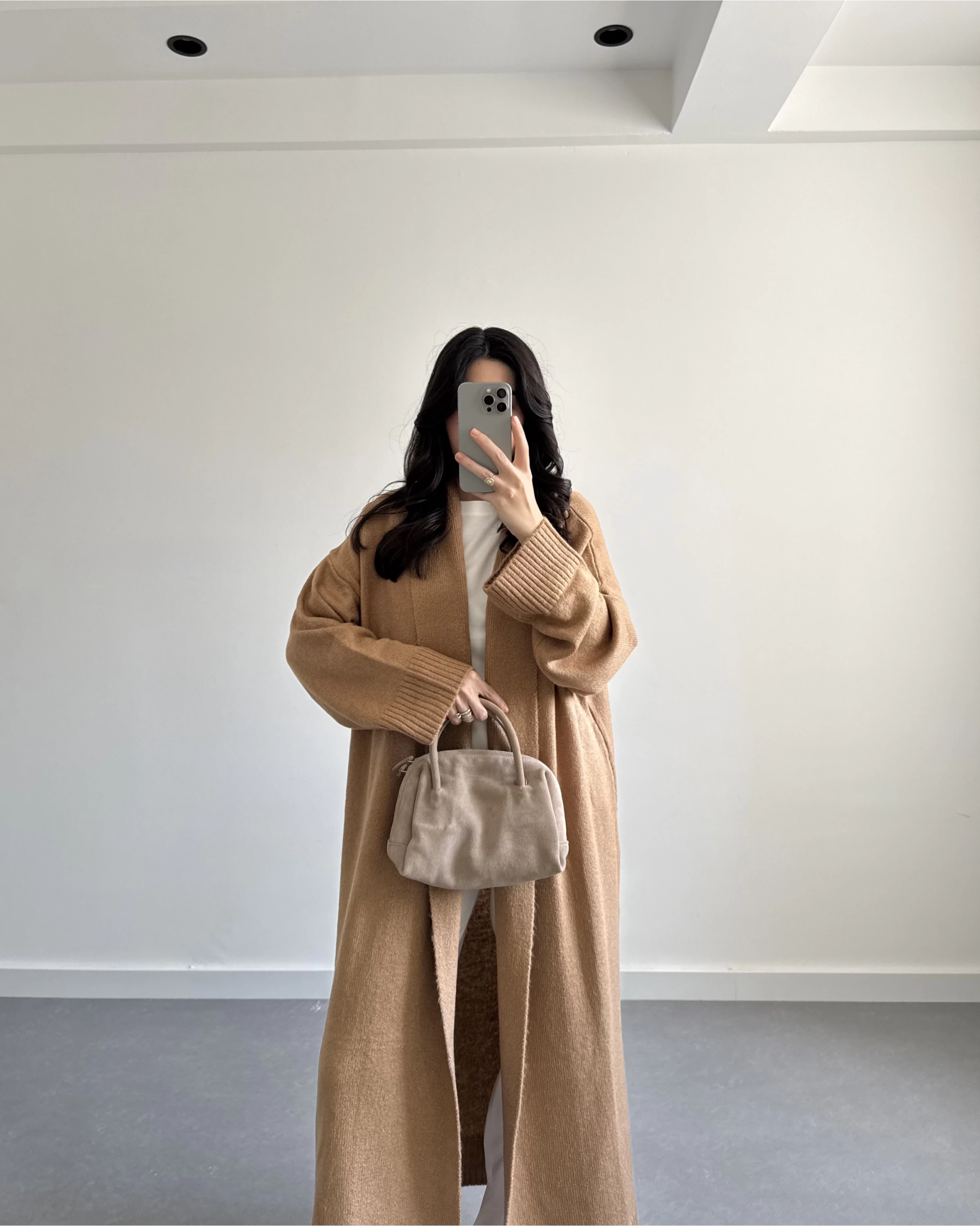 CAMEL UZUN TRİKO HIRKA