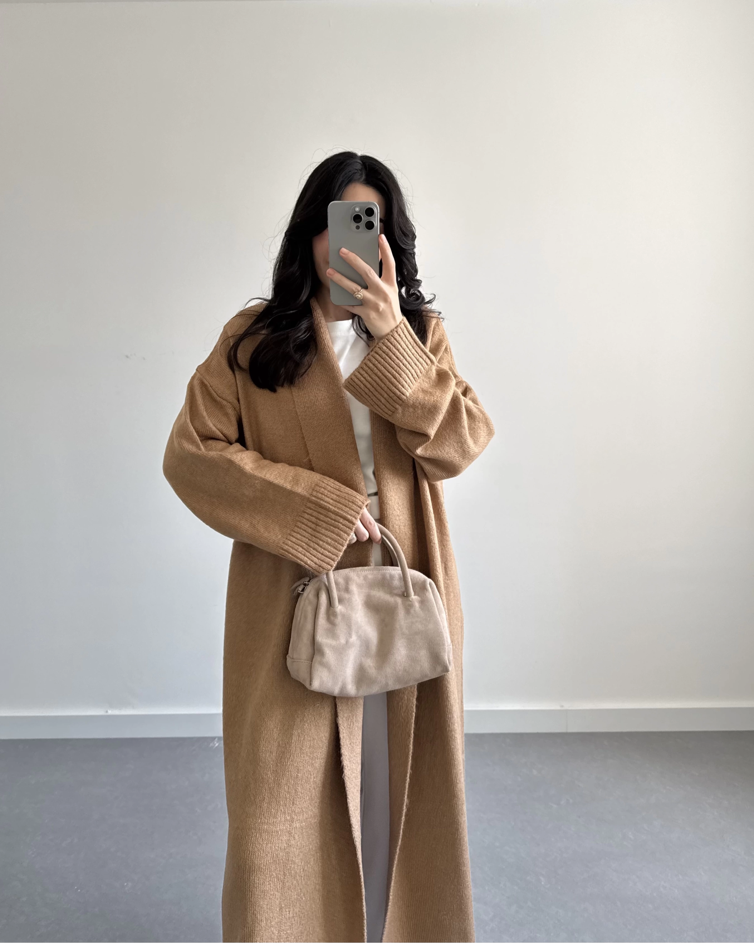 CAMEL UZUN TRİKO HIRKA