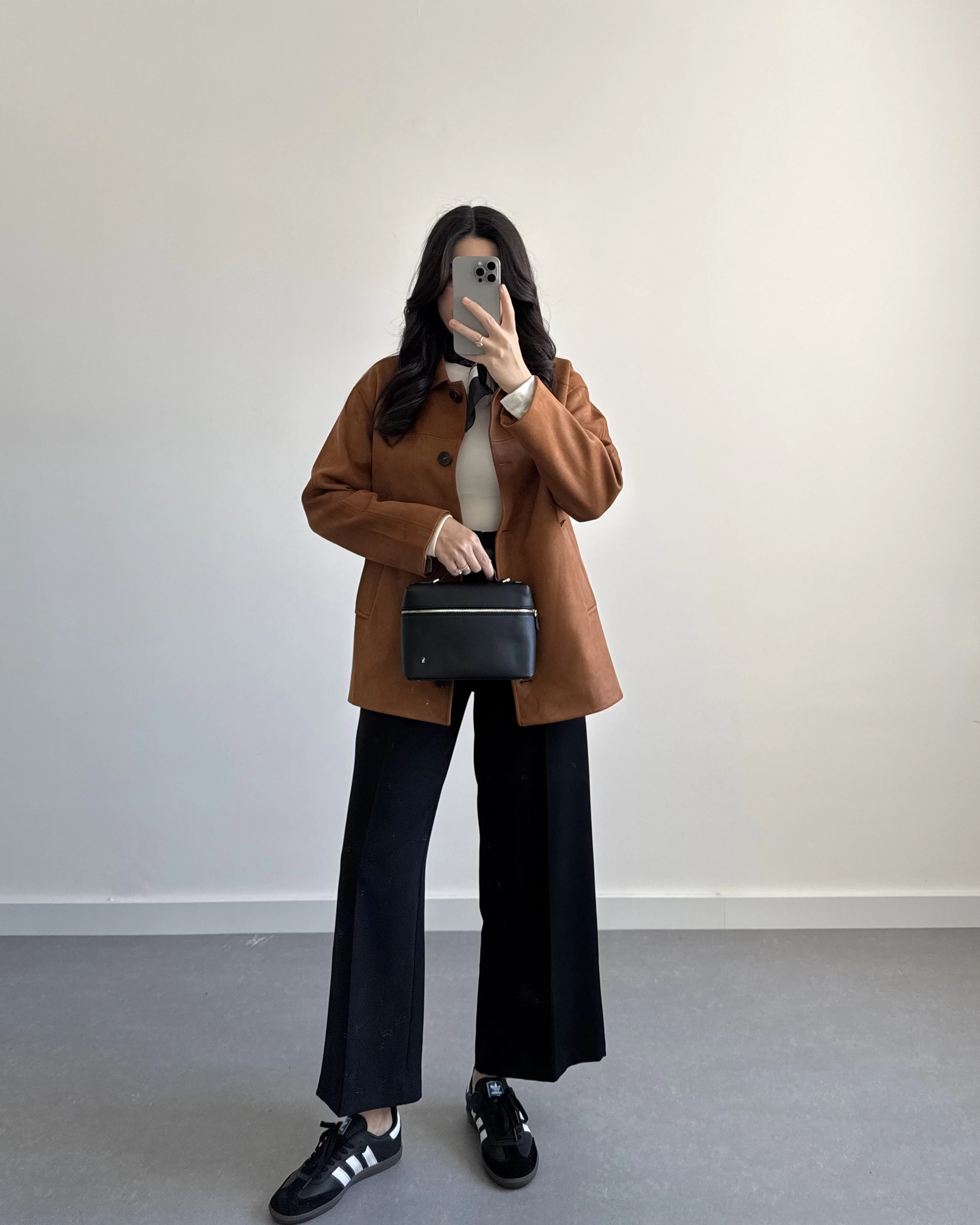 TABA SÜET ÖNÜ DÜĞMELİ CEKET