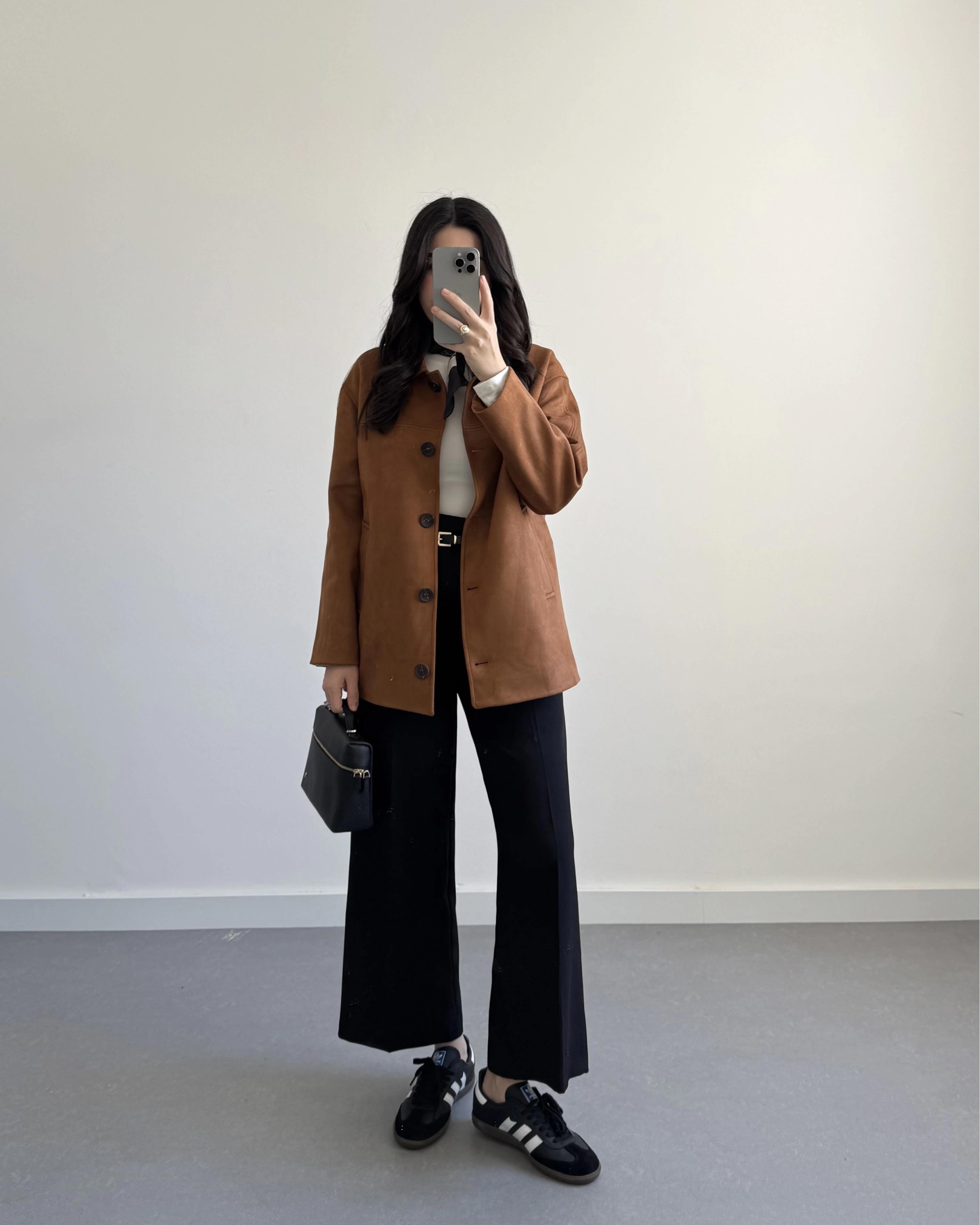 TABA SÜET ÖNÜ DÜĞMELİ CEKET