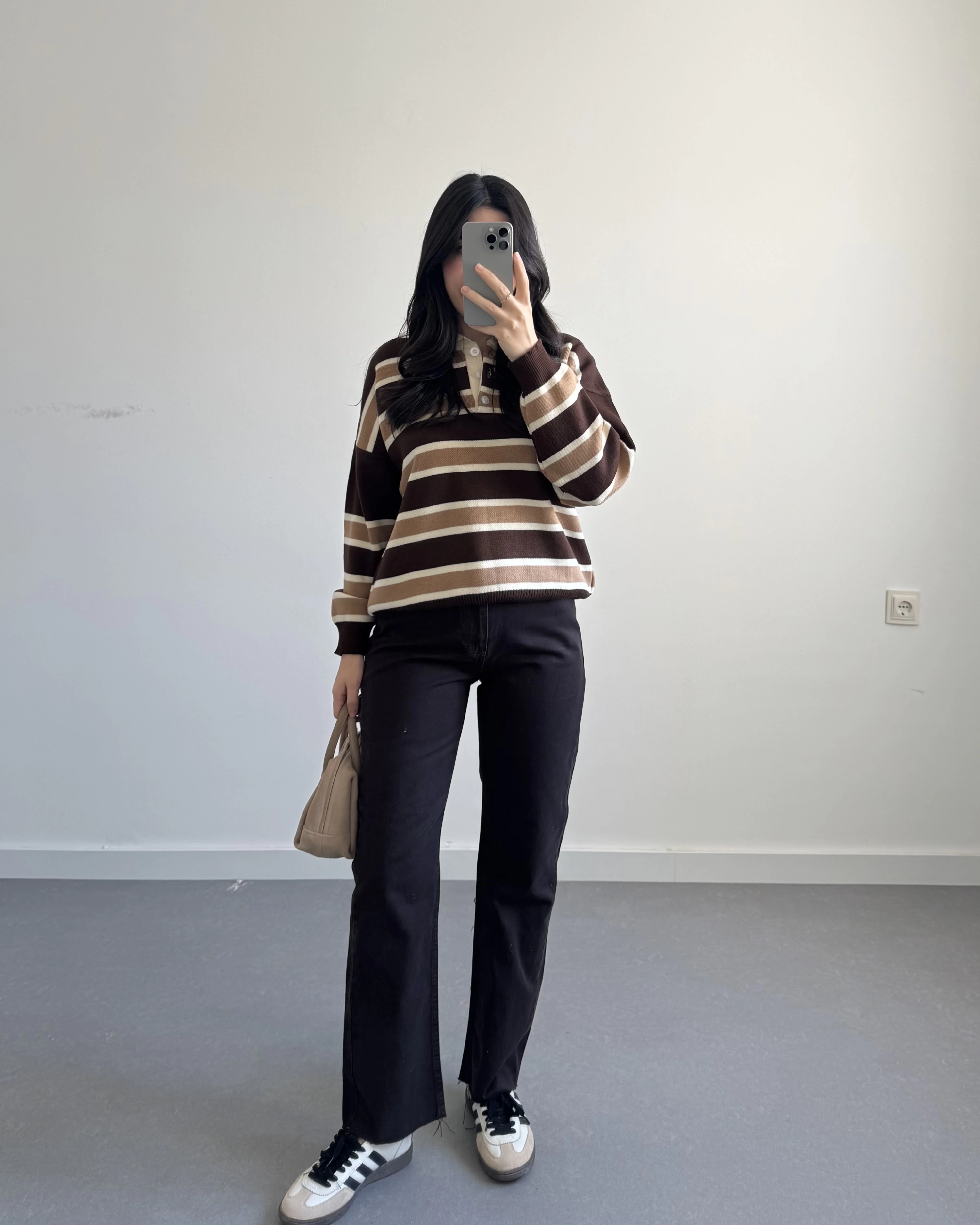 ULTRA YÜKSEK BEL STRAİGHT FİT MODEL KAHVE JEAN