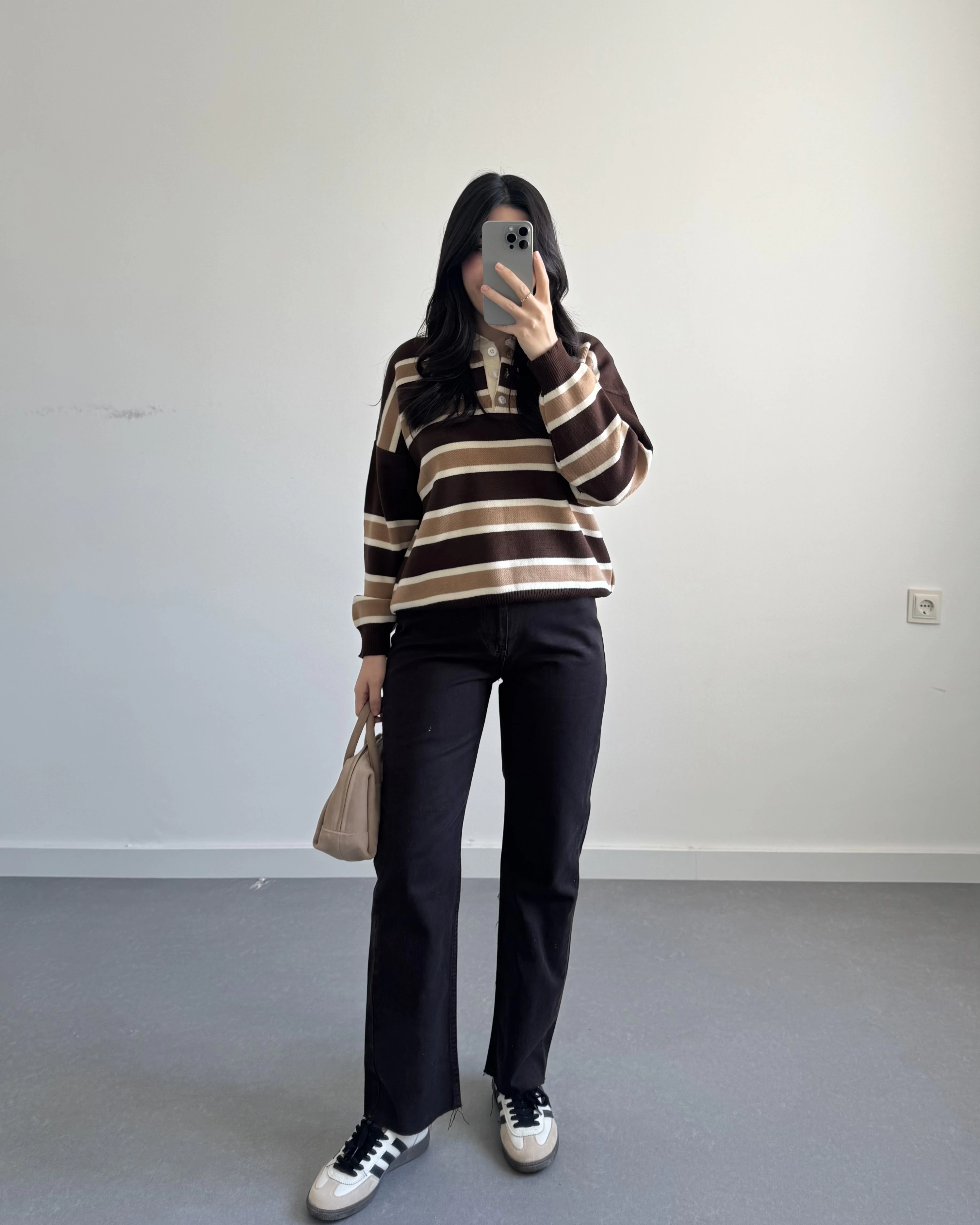 ULTRA YÜKSEK BEL STRAİGHT FİT MODEL KAHVE JEAN