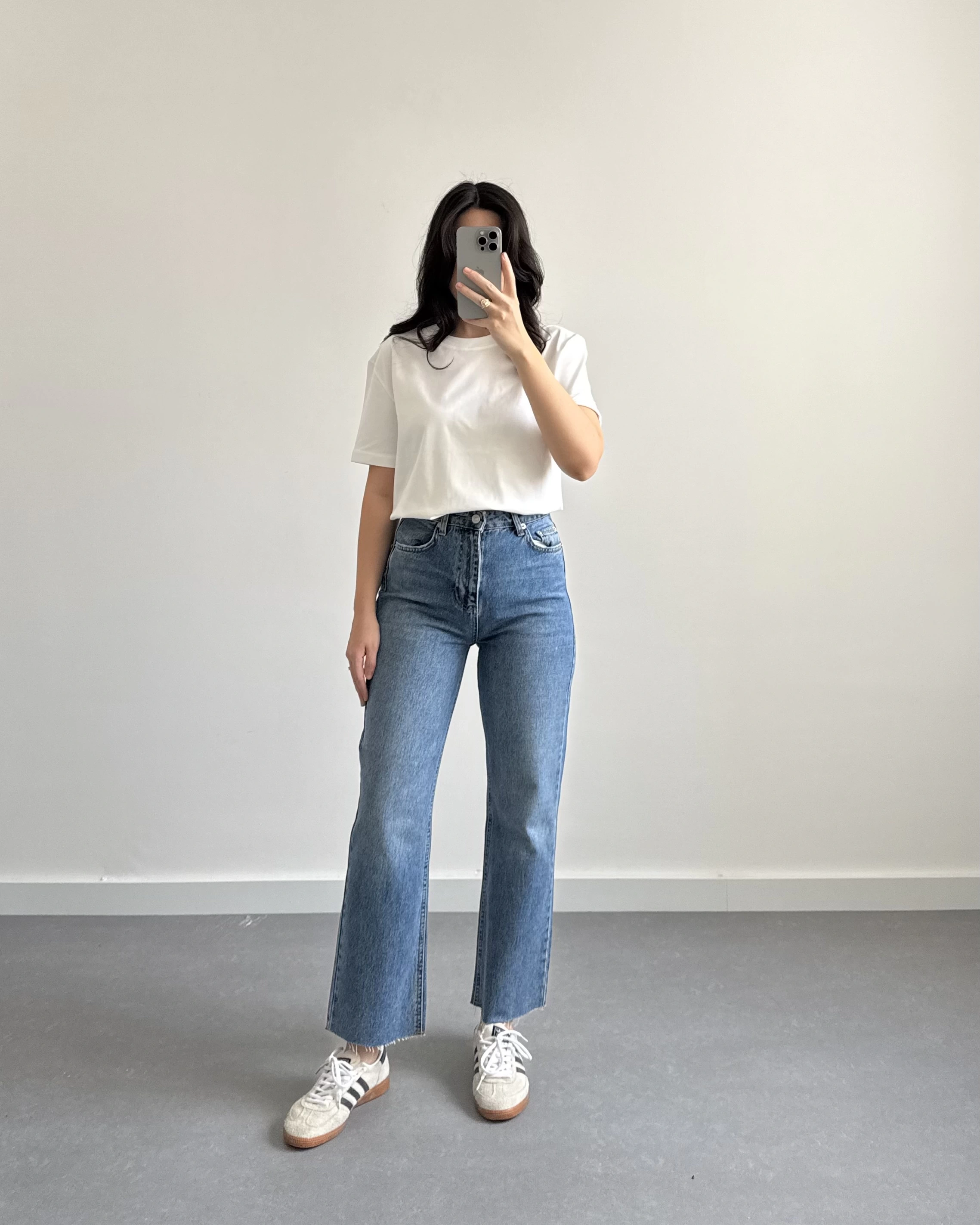 ULTRA YÜKSEK BEL STRAİGHT FİT MODEL MAVİ JEAN