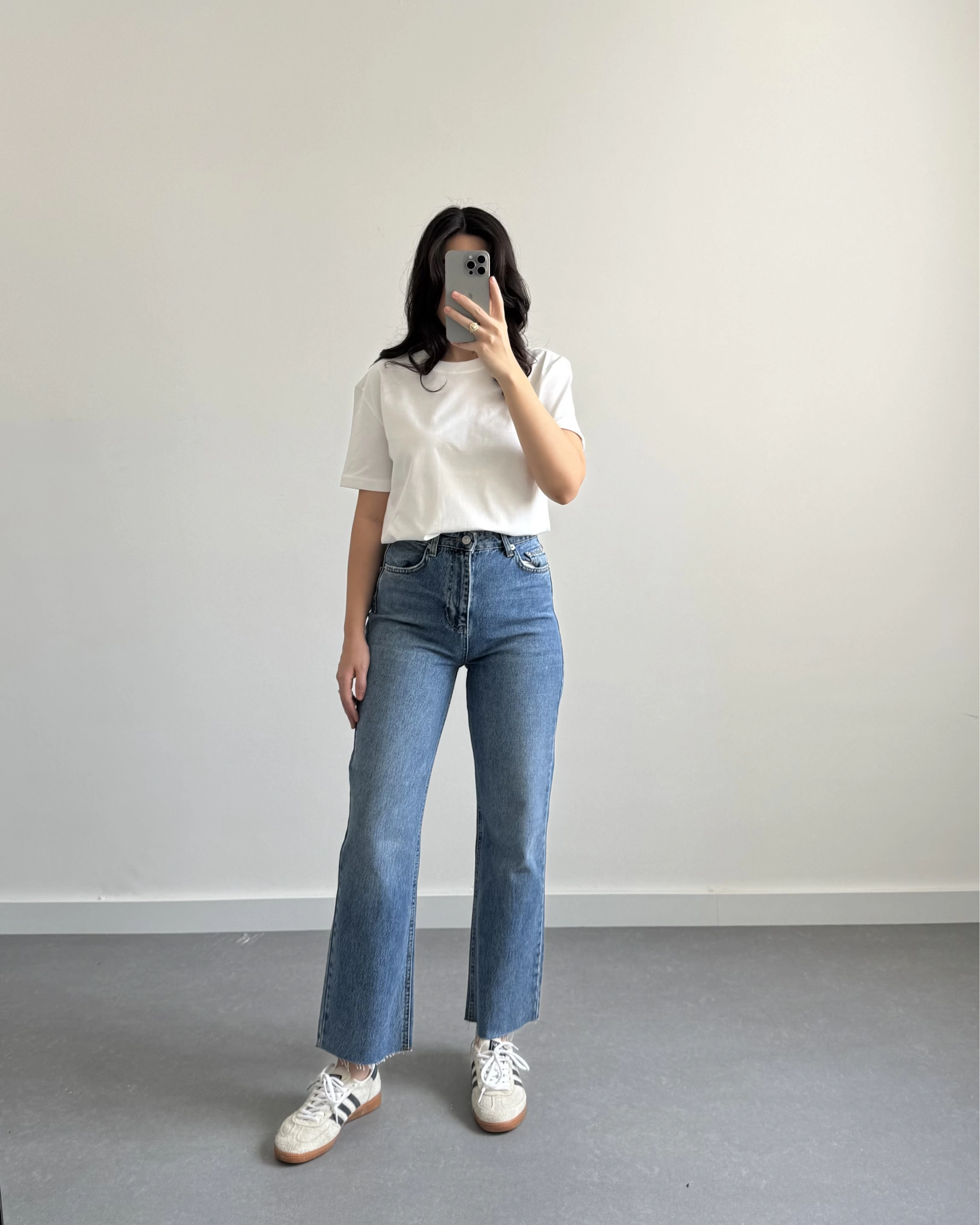 ULTRA YÜKSEK BEL STRAİGHT FİT MODEL MAVİ JEAN