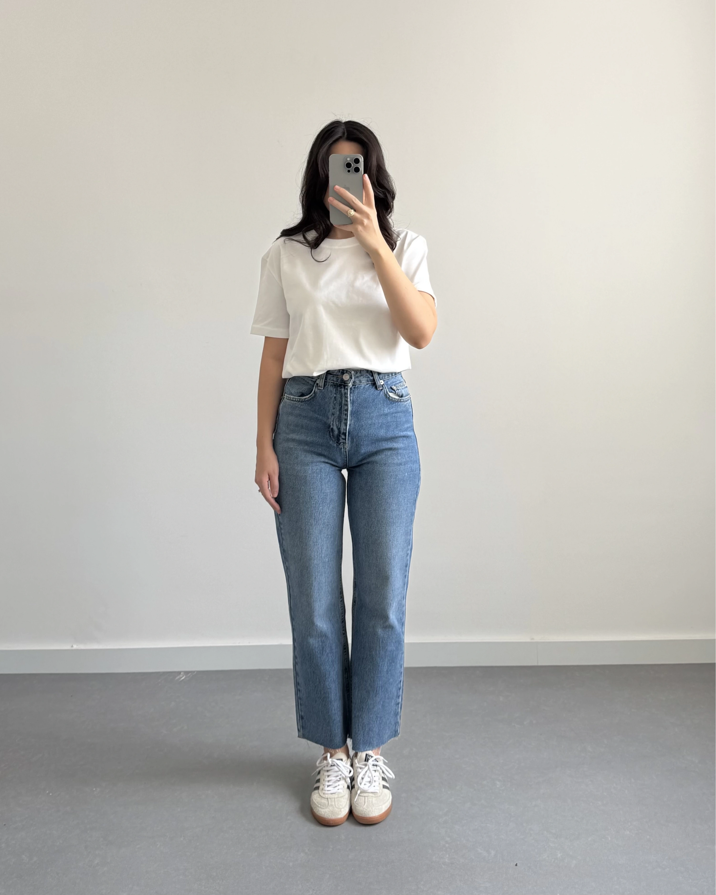 ULTRA YÜKSEK BEL STRAİGHT FİT MODEL MAVİ JEAN