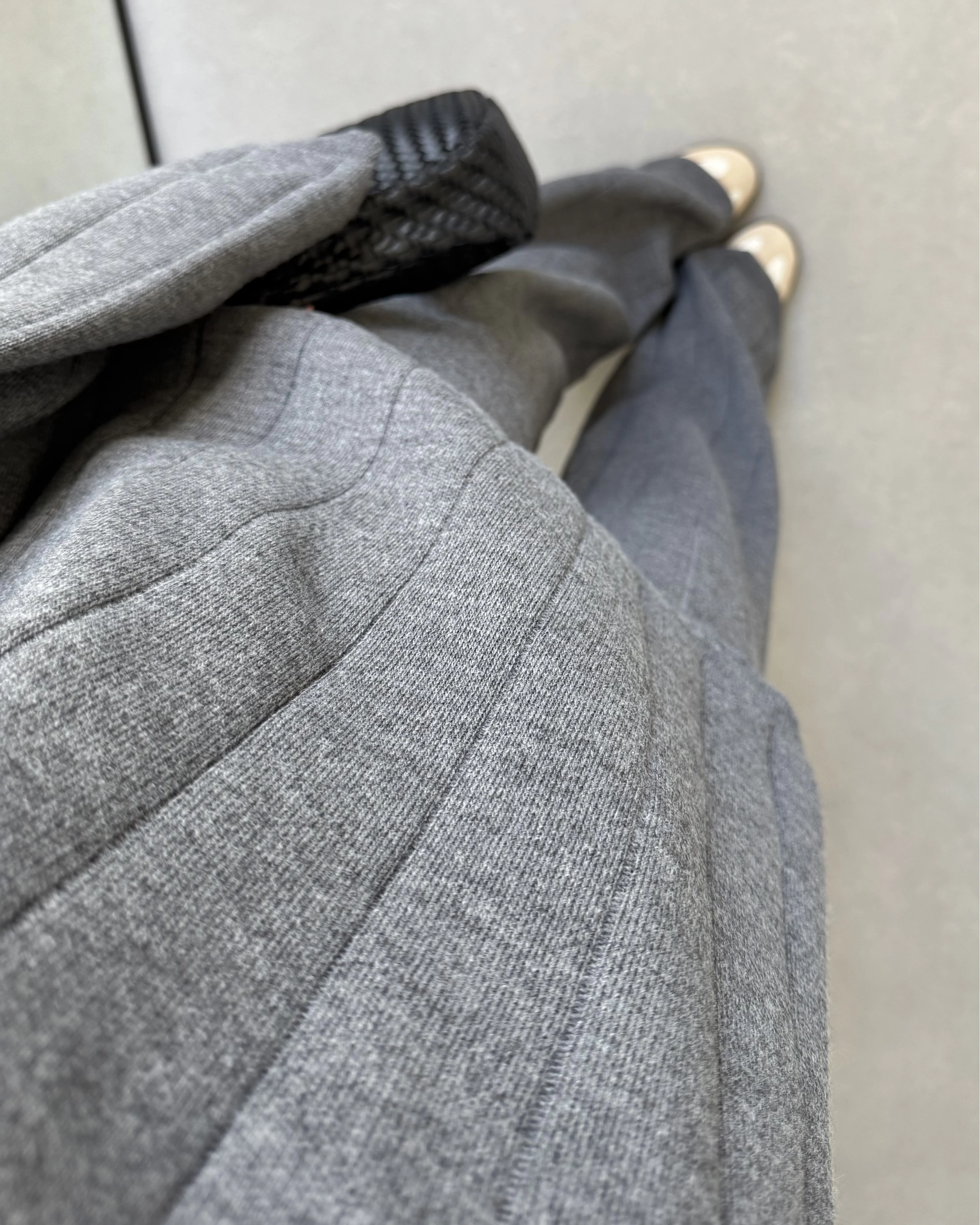 V YAKA TRİKO TAKIM ANTRASİT