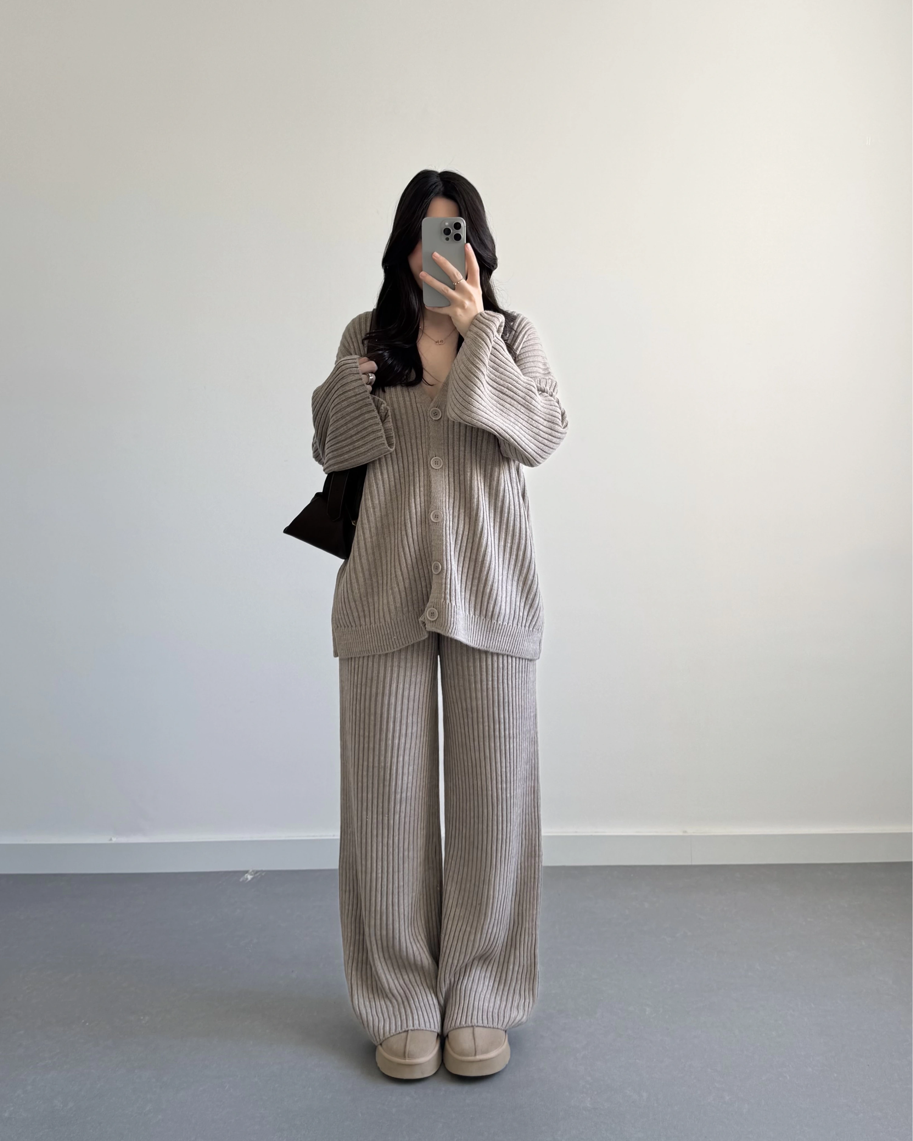 VİZON BASİC FİTİLLİ HIRKA TAKIM