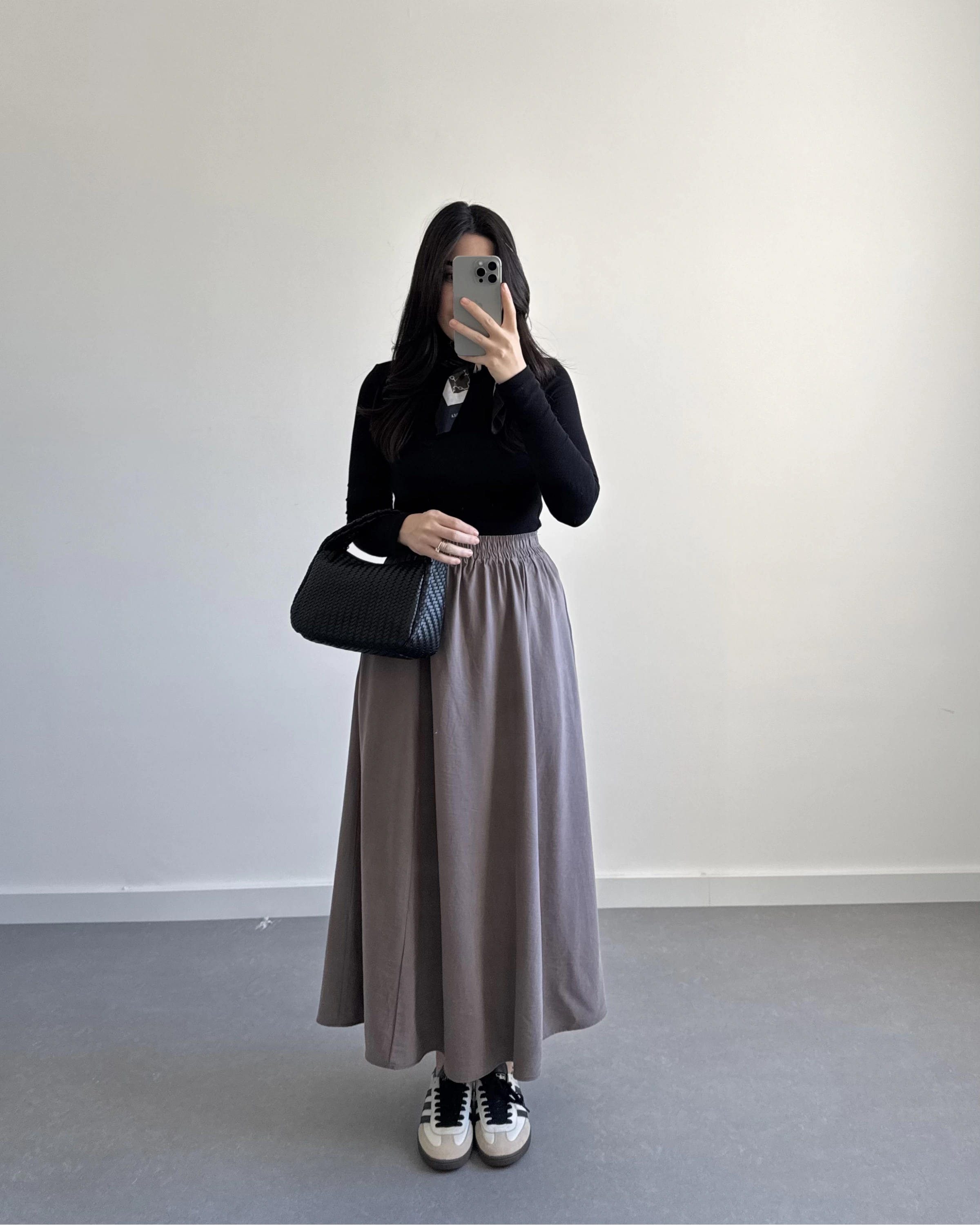 VİZON MODAL MİDİ BOY ETEK