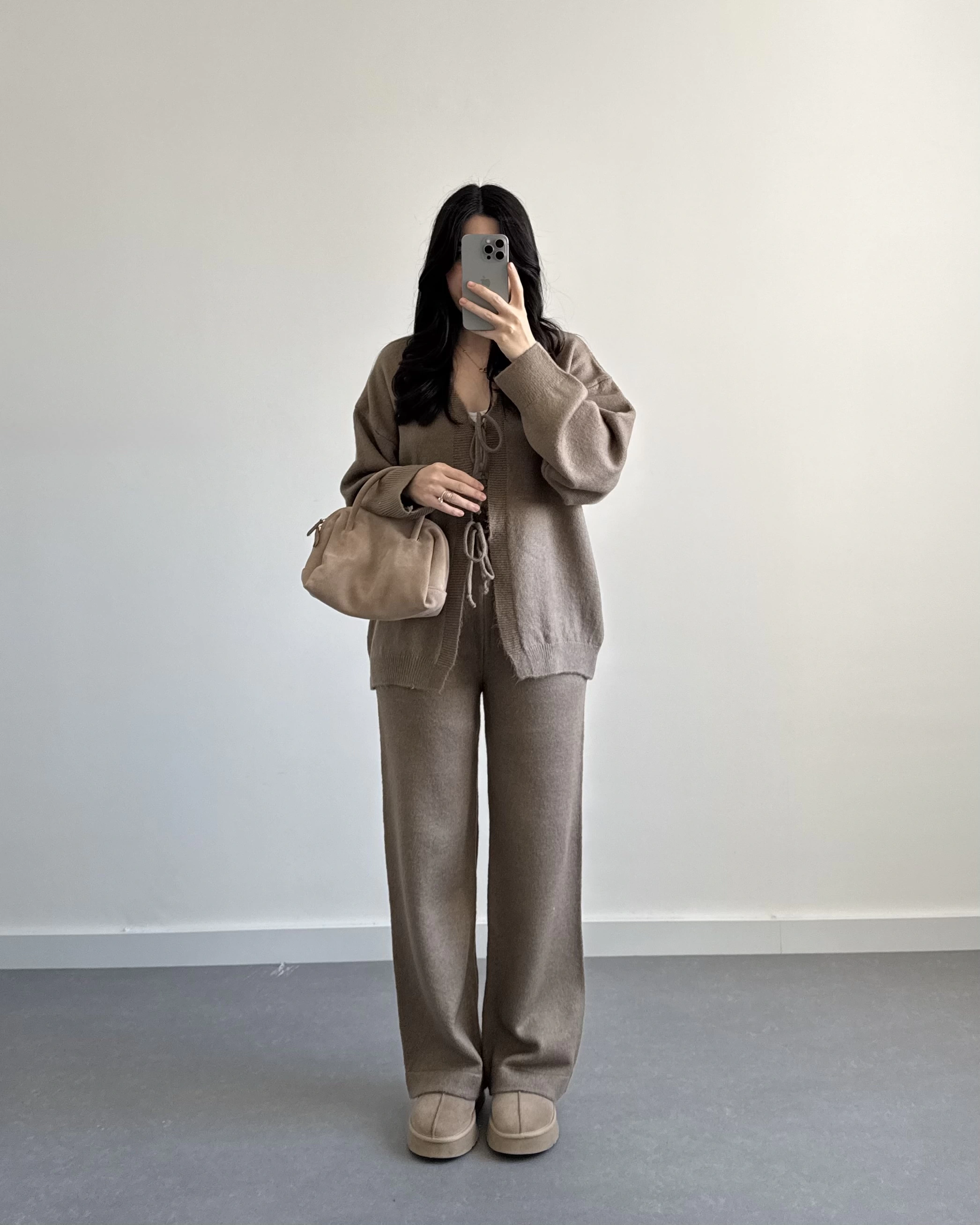 VİZON ÖNÜ BAĞLAMALI PİNTEREST TRİKO TAKIM