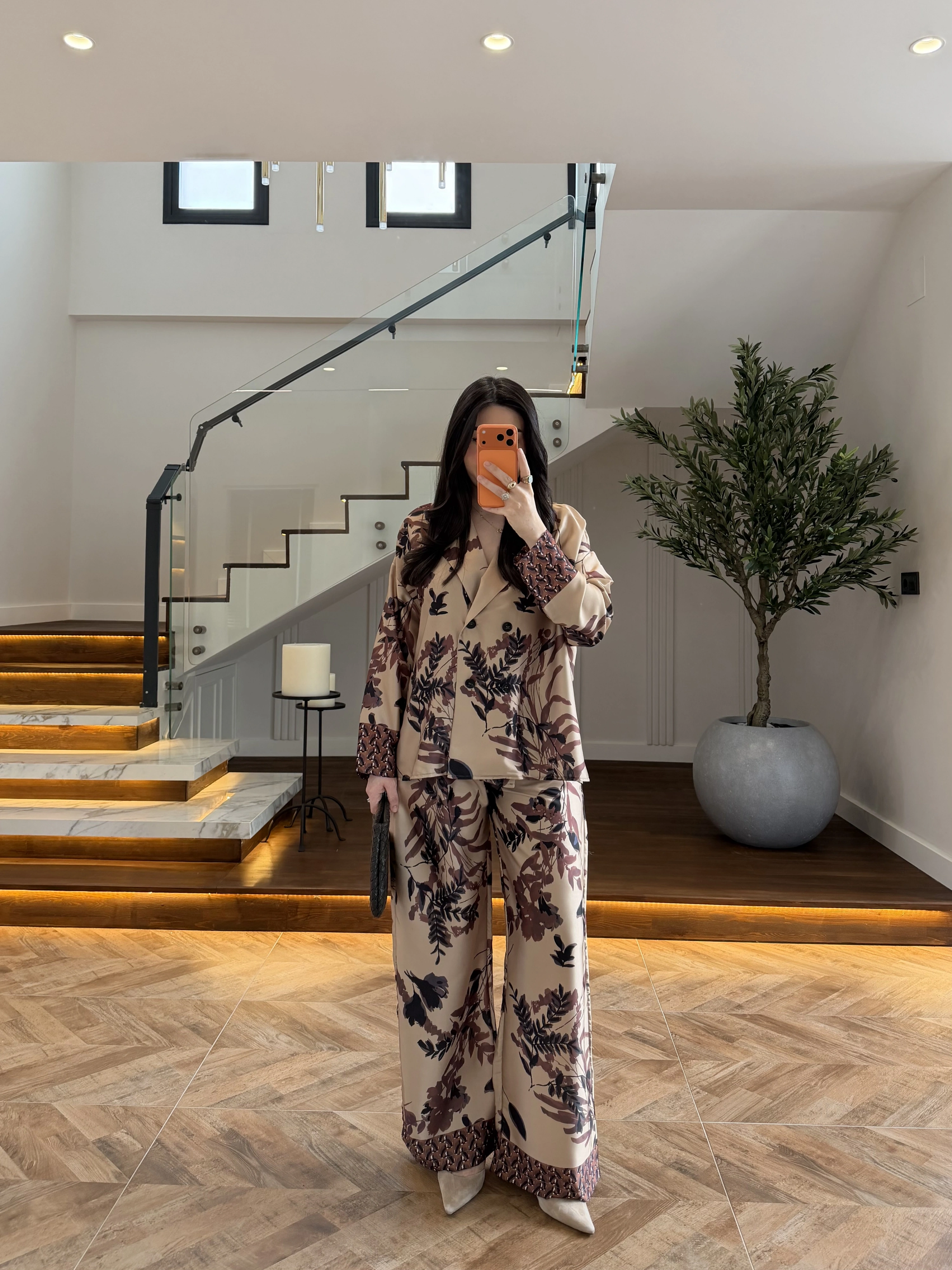 YAPRAK DESENLİ TAKIM-51476