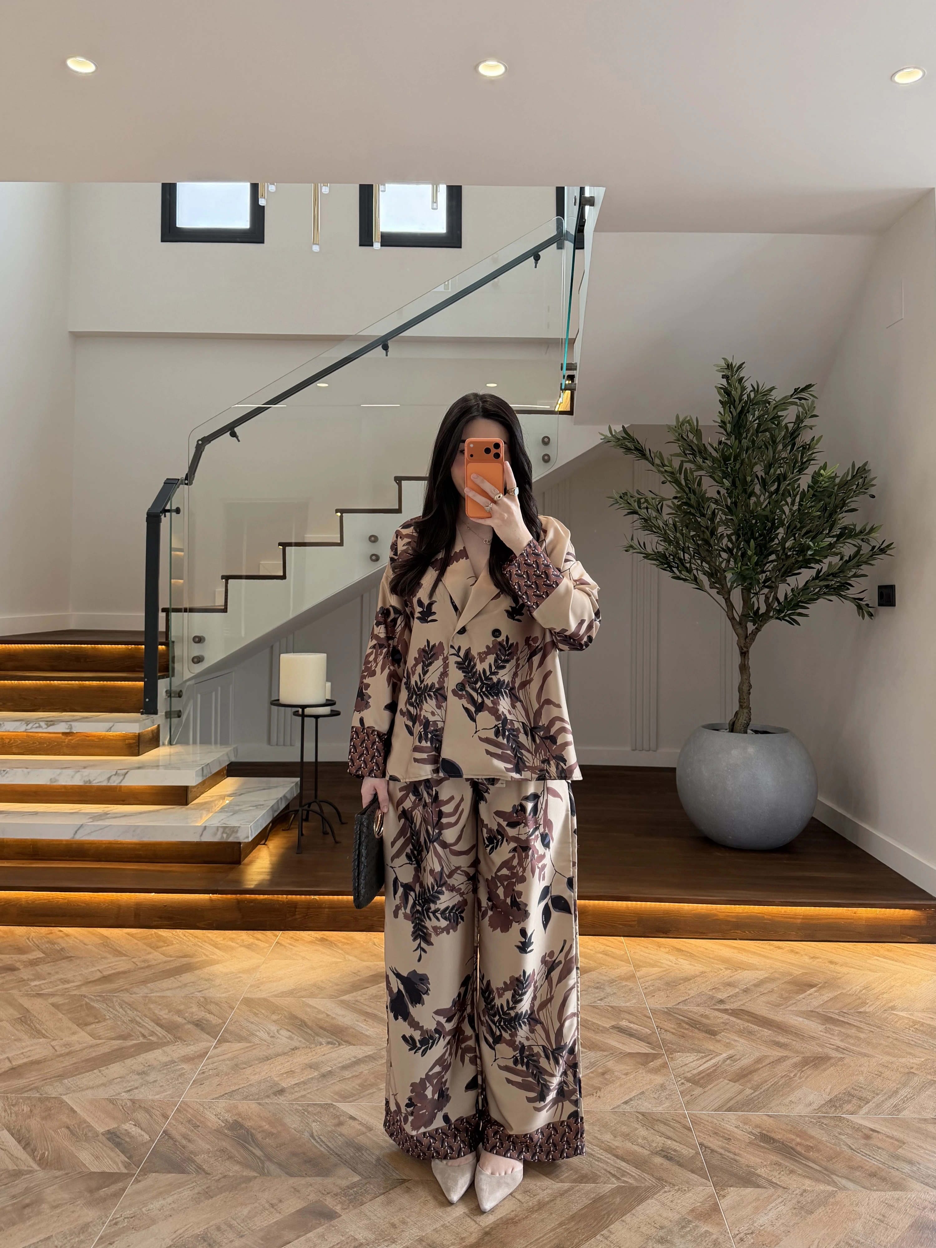 YAPRAK DESENLİ TAKIM-51476